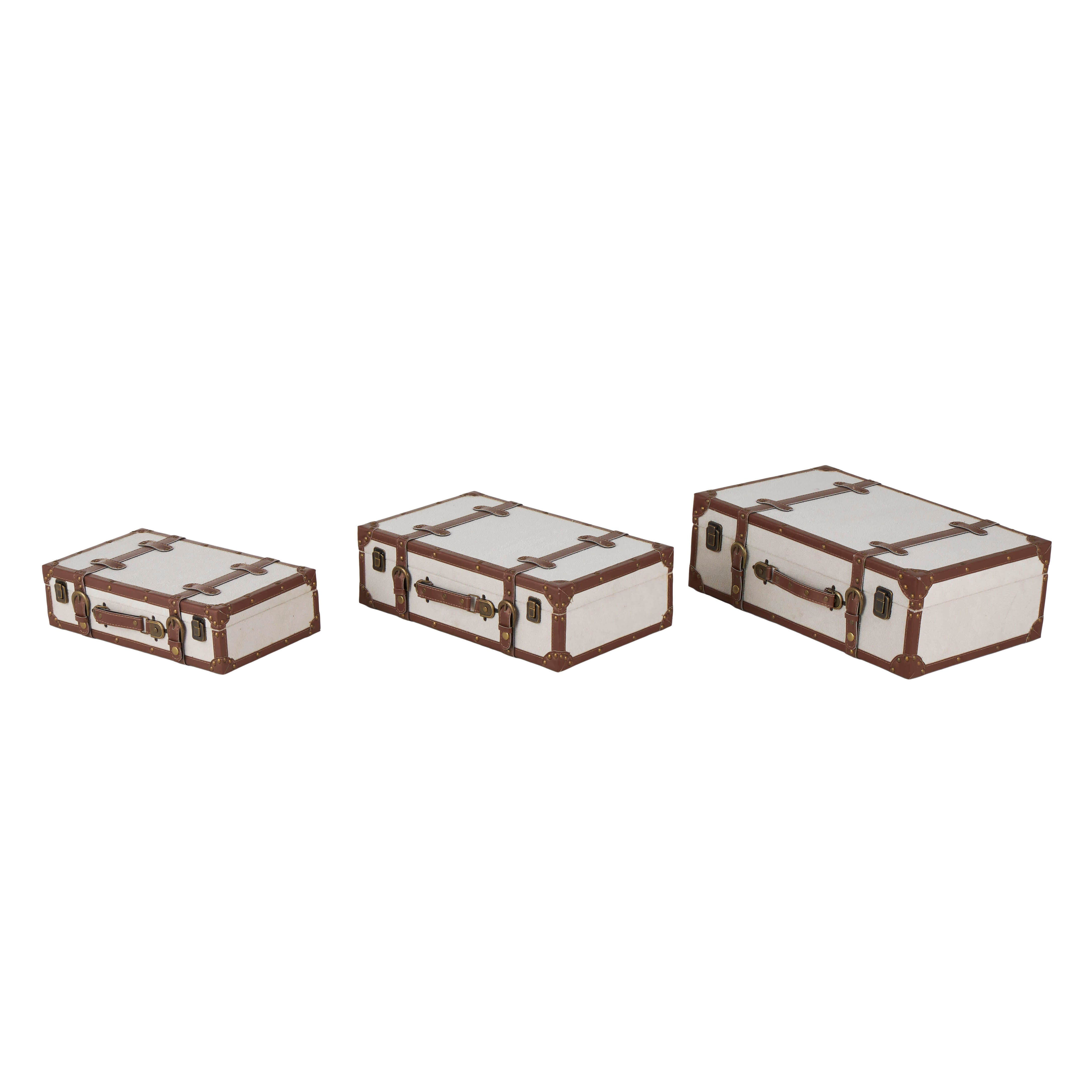 Bayberry Lane Storage Trunk with Accents (Set of 3), , large
