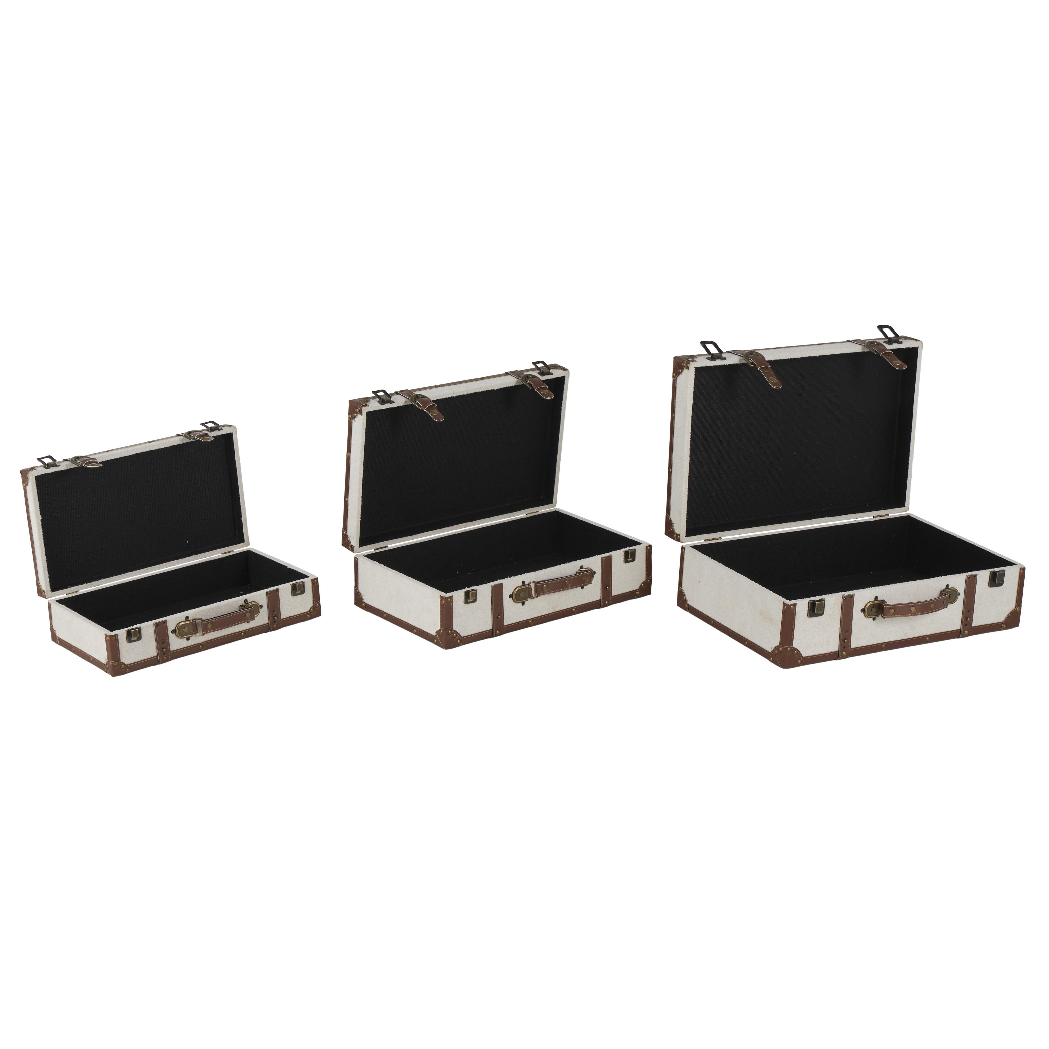 Bayberry Lane Storage Trunk with Accents (Set of 3), , large