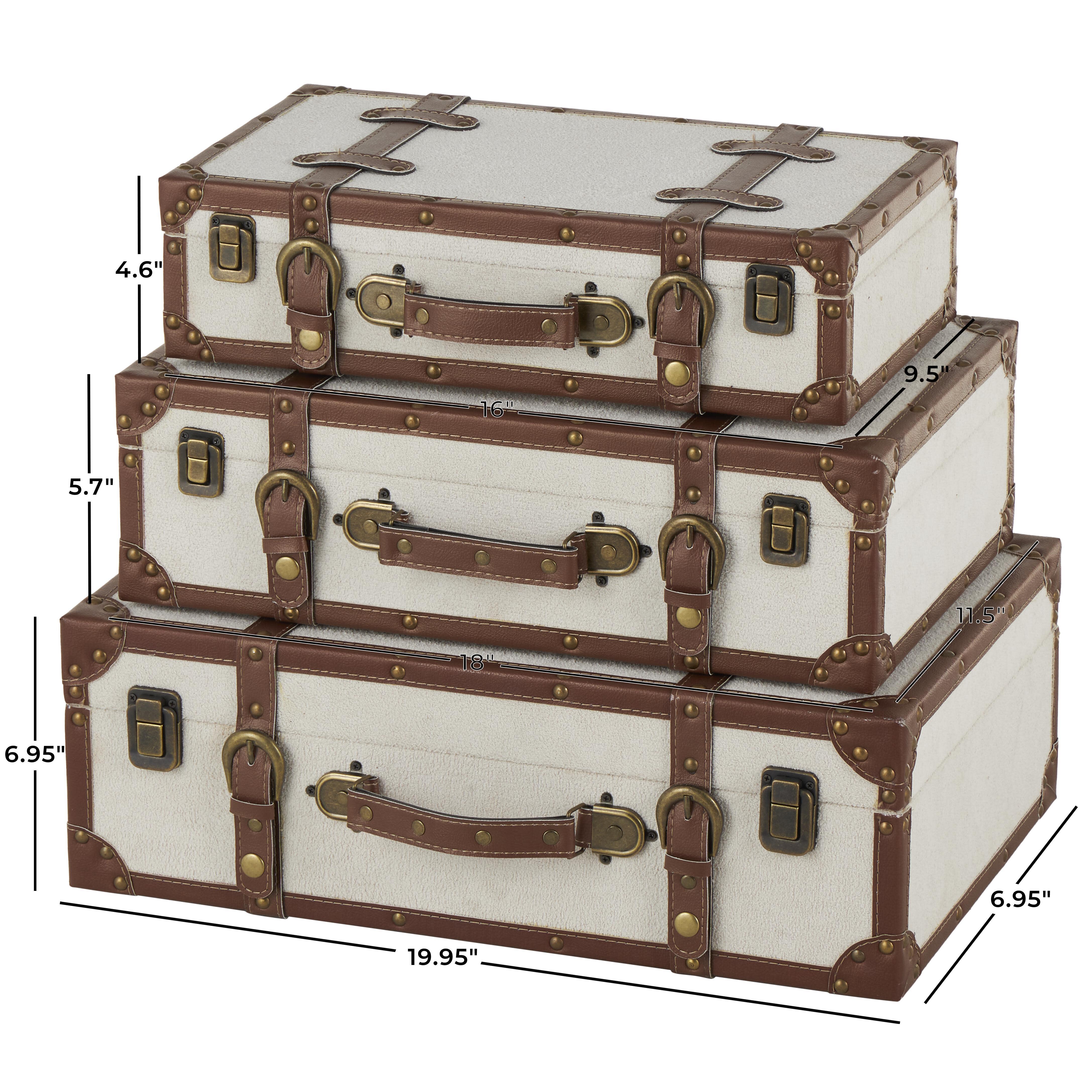 Bayberry Lane Storage Trunk with Accents (Set of 3), , large