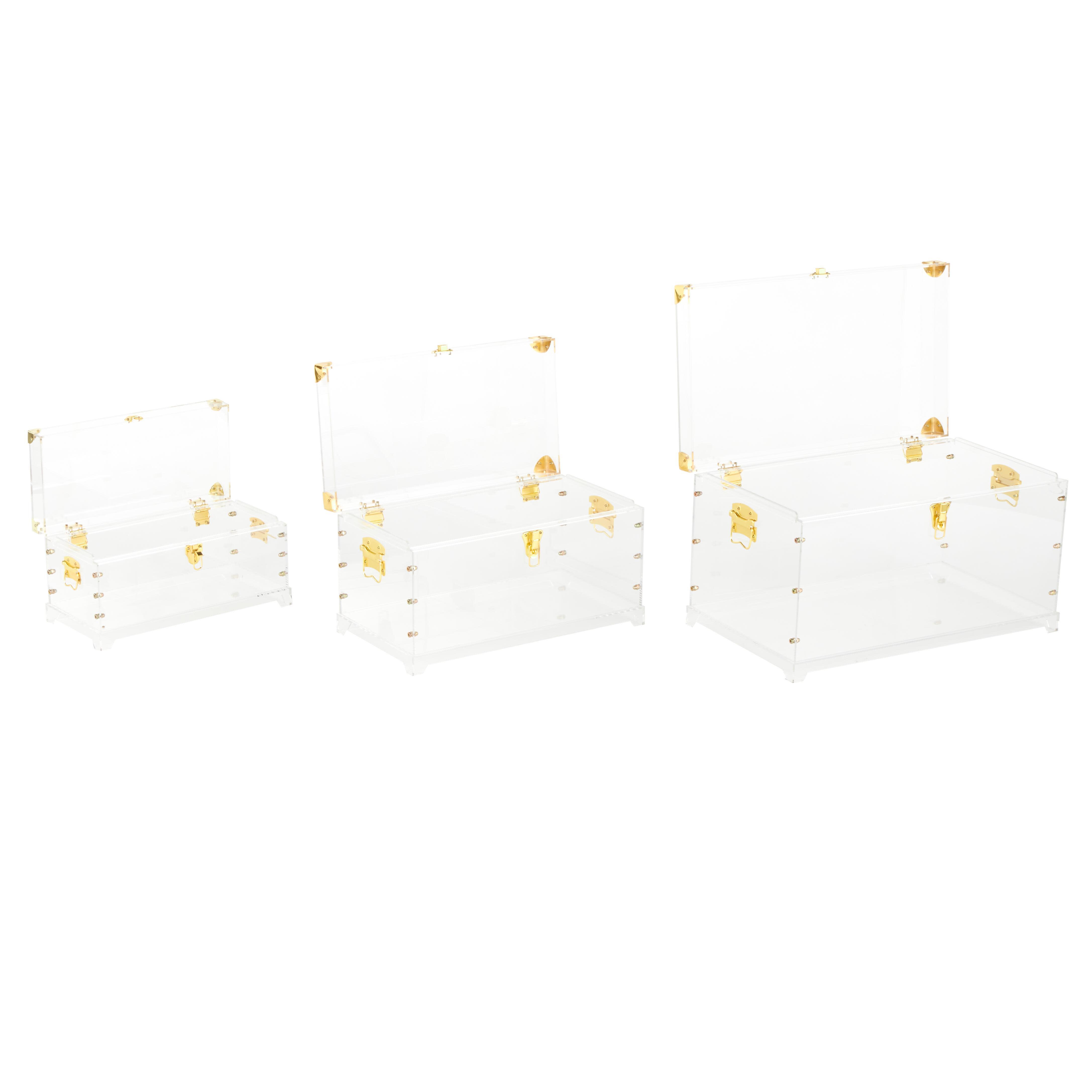 Bayberry Lane Storage Trunk with Studded Details (Set of 3), , large