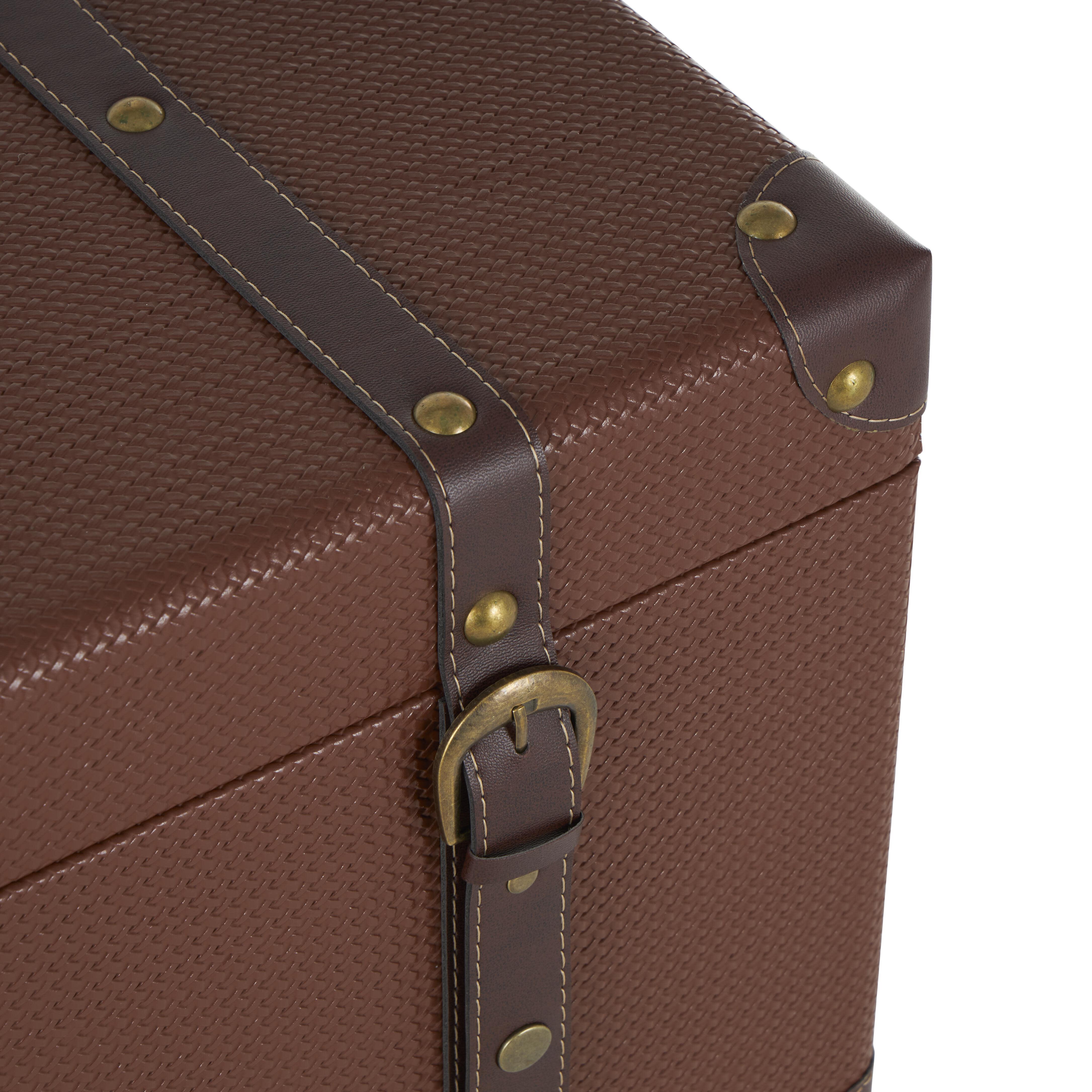 Bayberry Lane Woven Storage Trunk (Set of 3), , large