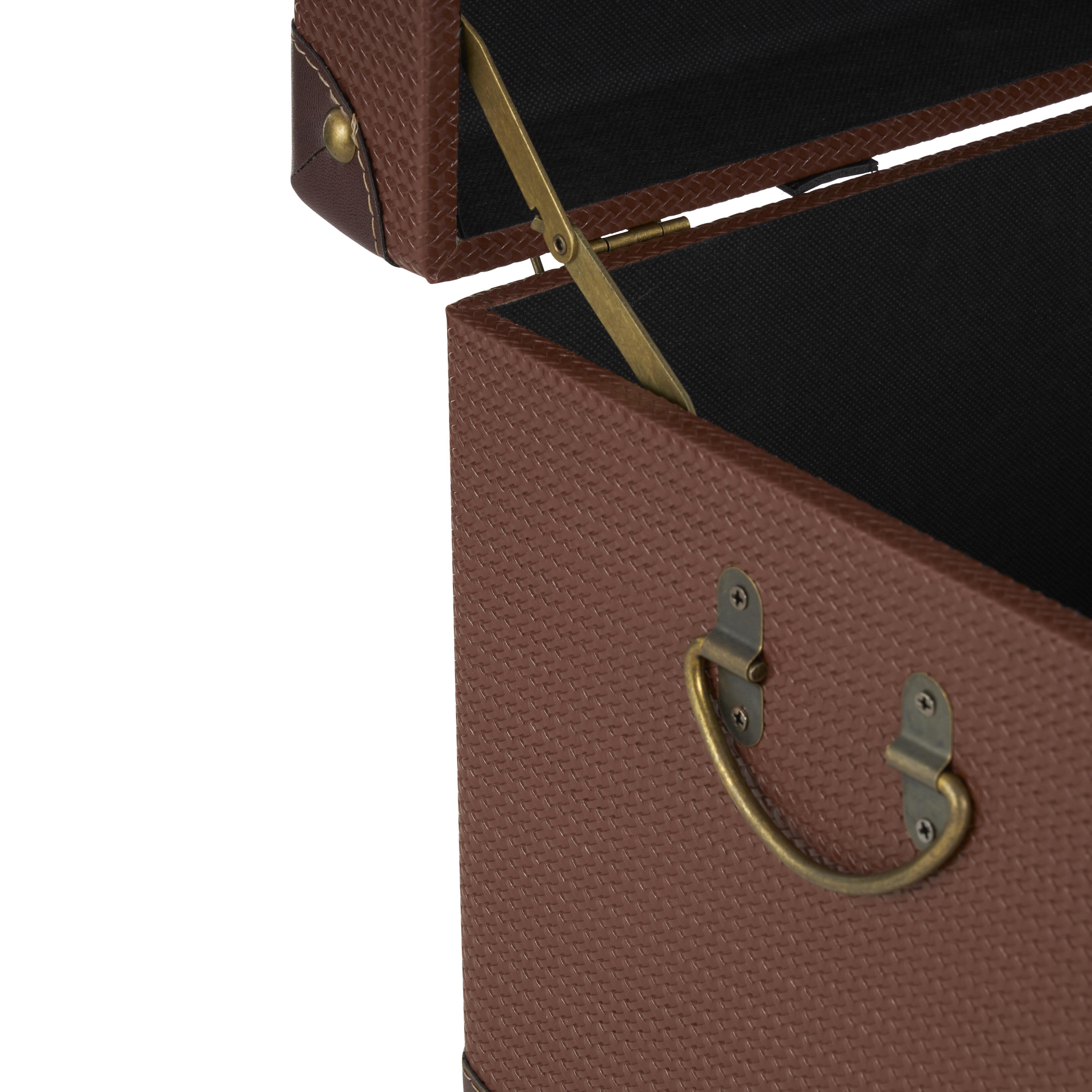 Bayberry Lane Woven Storage Trunk (Set of 3), , large