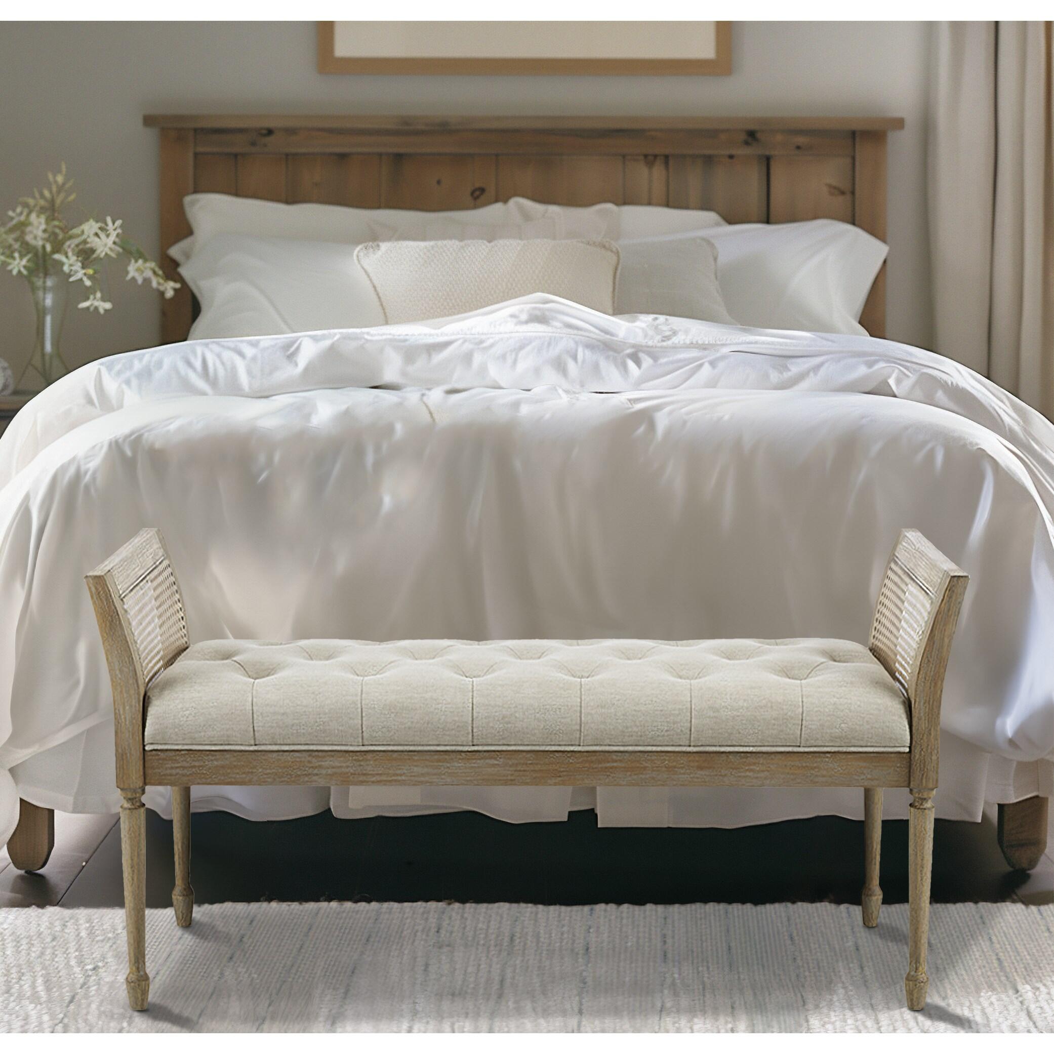 Martha Stewart Isla Accent Bench, , large