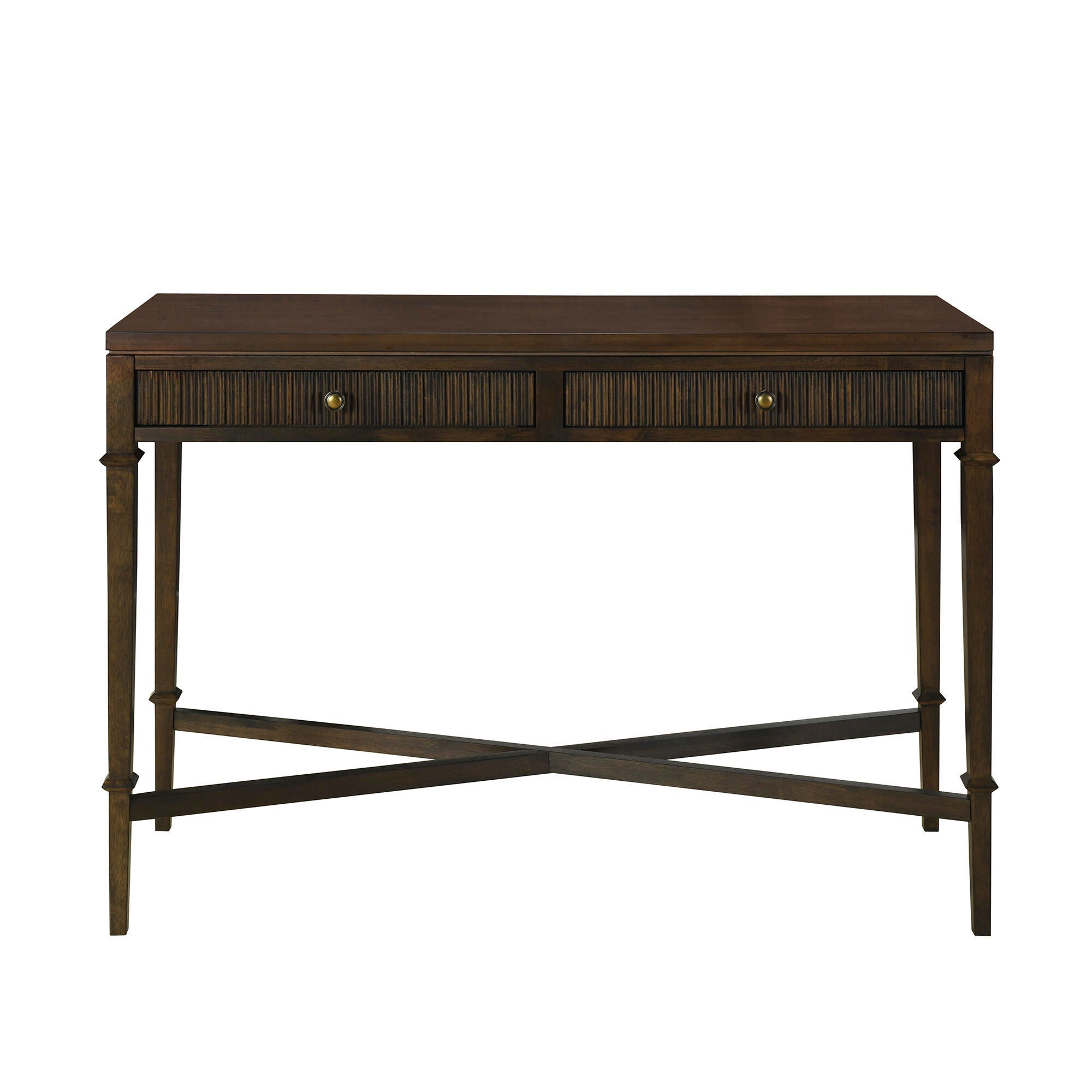 Martha Stewart Kenna Fluted 2 drawer Console Table, , large