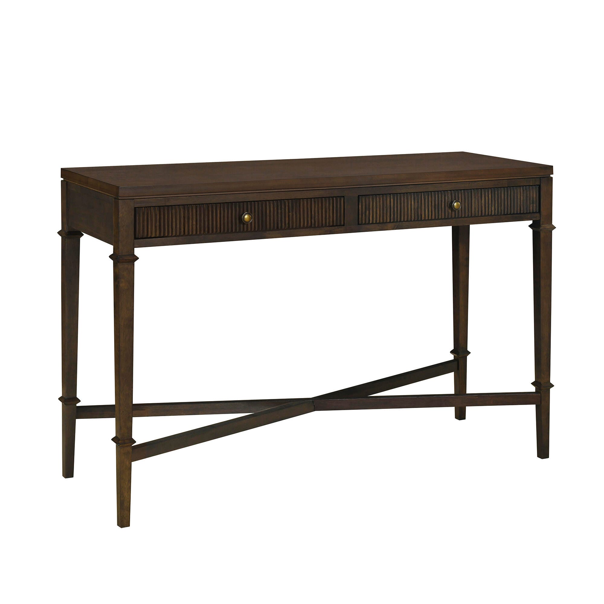Martha Stewart Kenna Fluted 2 drawer Console Table, , large