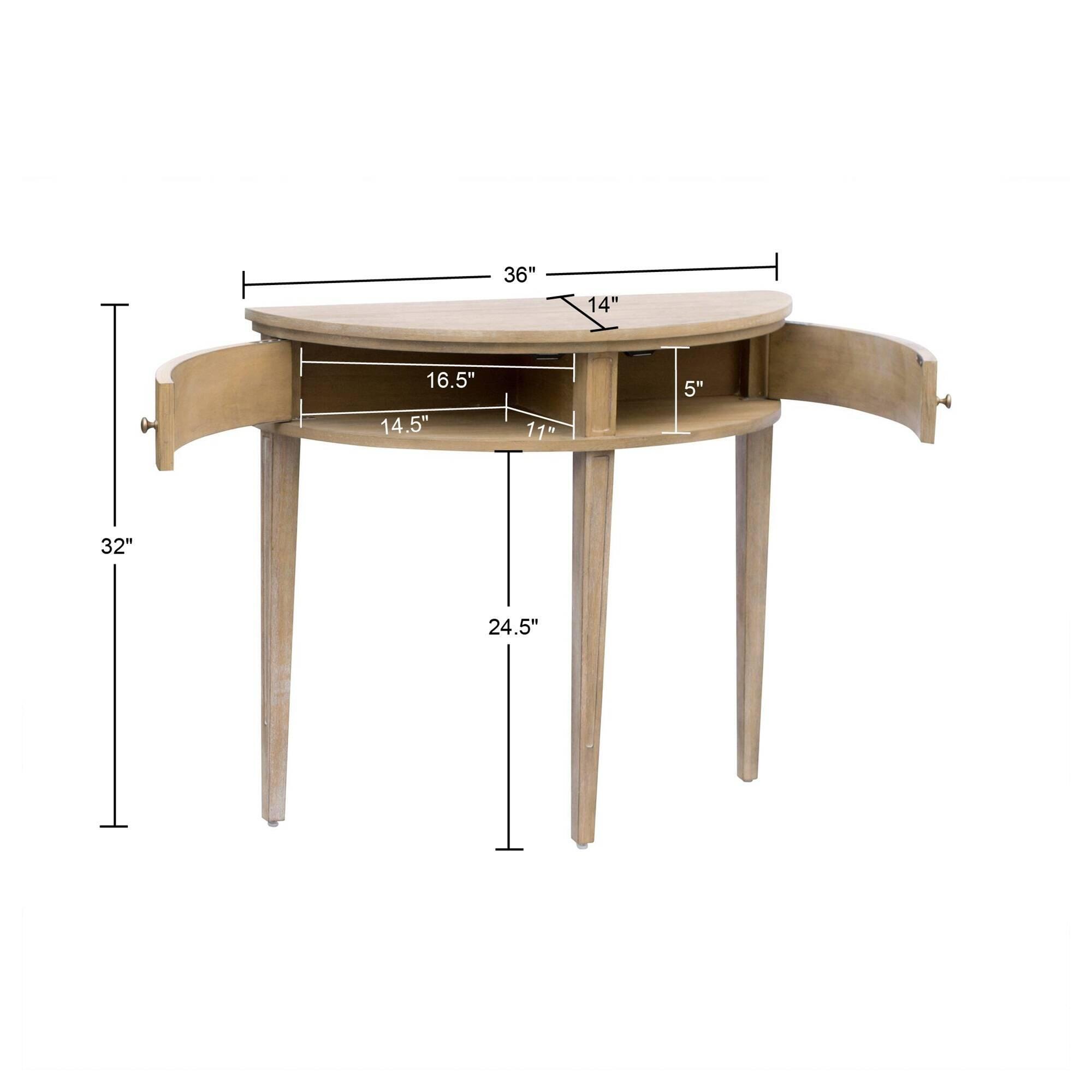 Martha Stewart Crestview Console Table with Storage, , large
