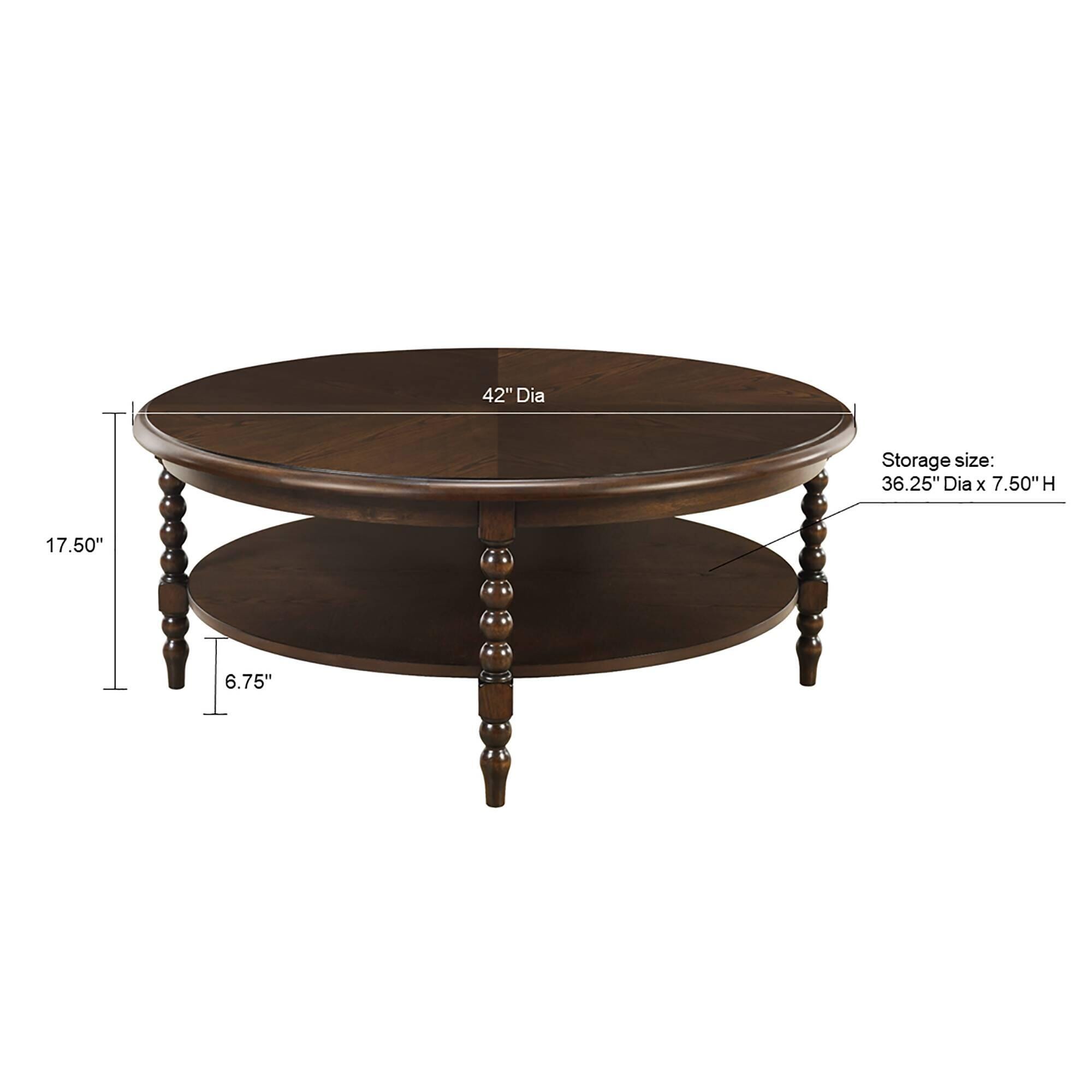 Martha Stewart Philippe Coffee Table with Shelf, , large