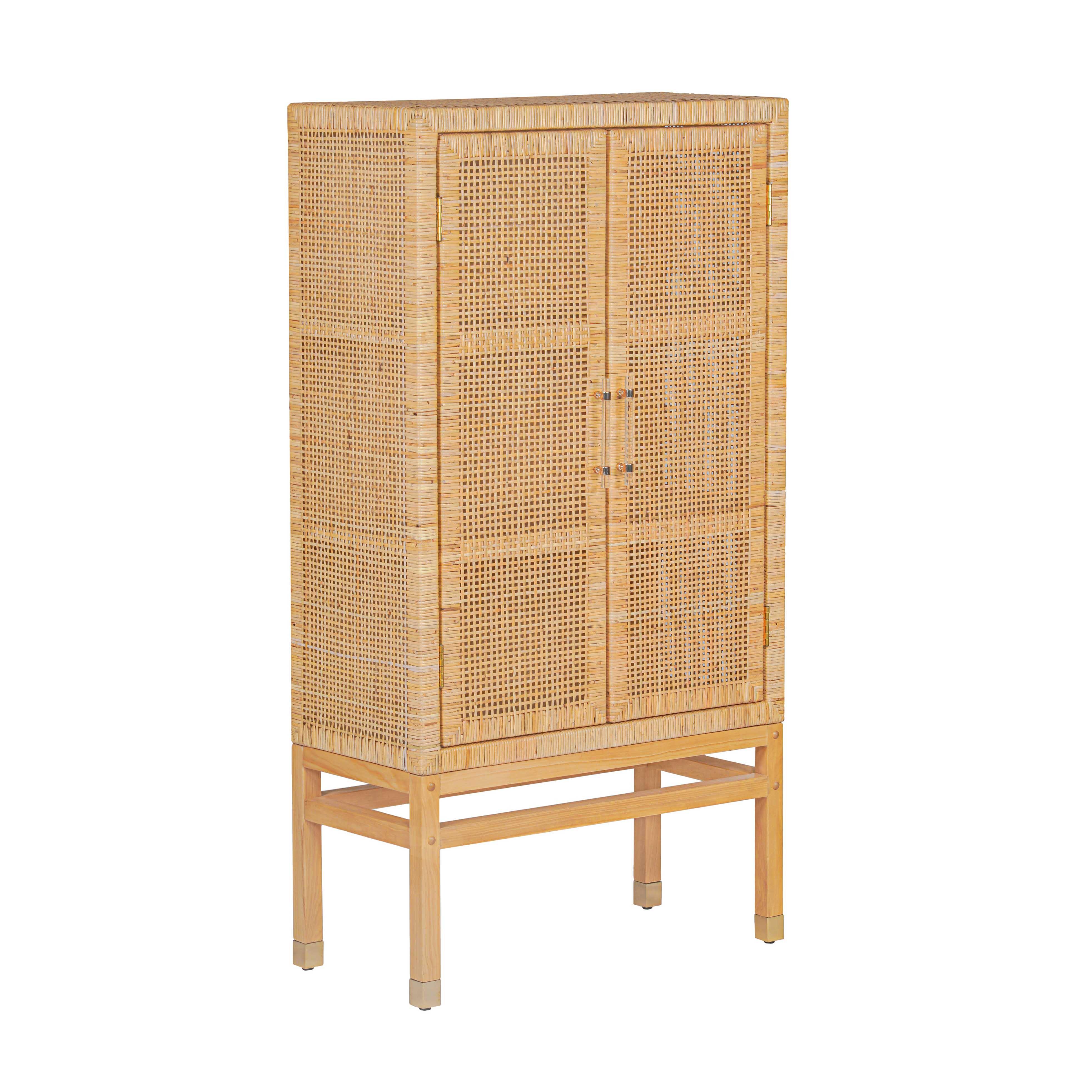 TOV Furniture Amara 32" Cabinet, Tan, large