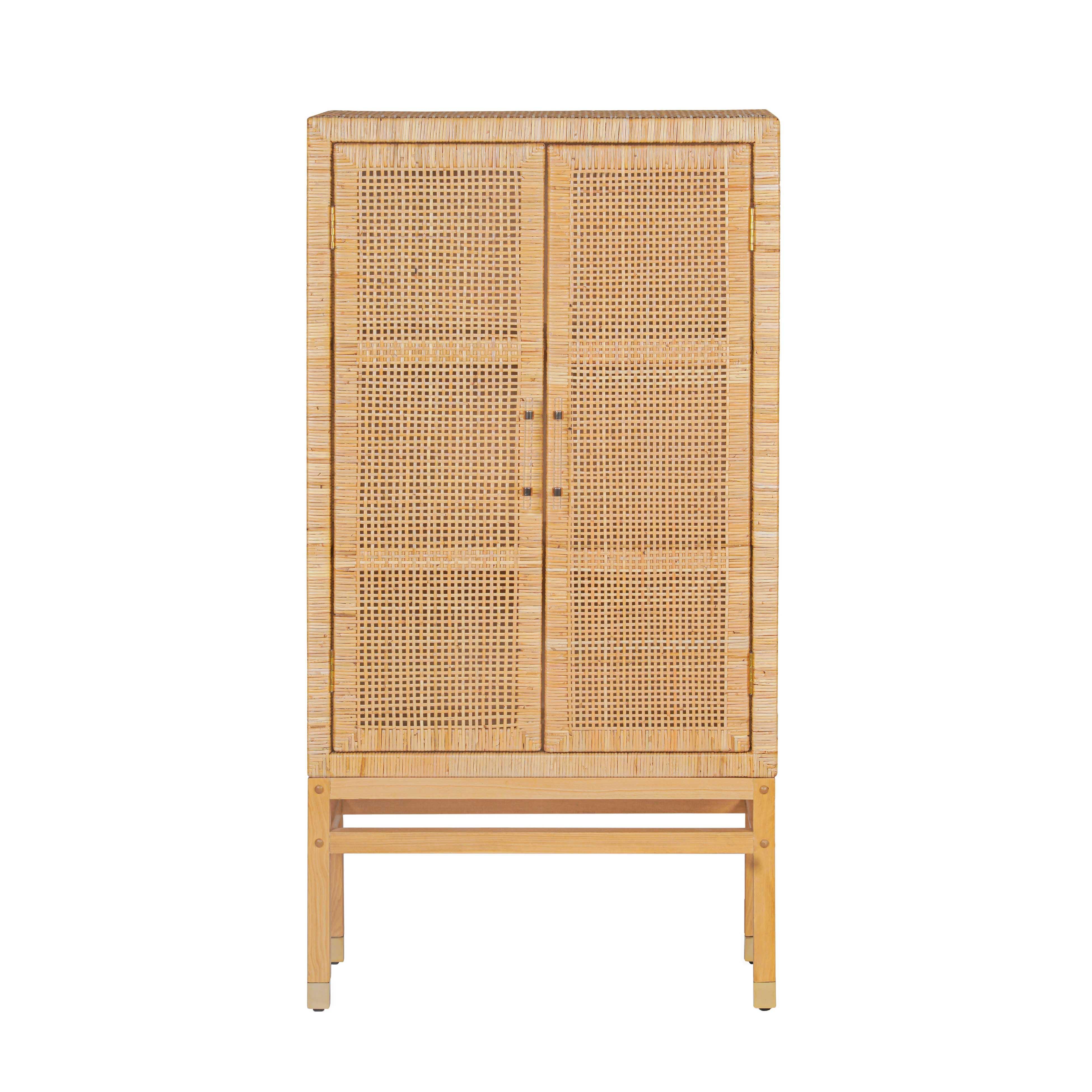 TOV Furniture Amara 32" Cabinet, Tan, large