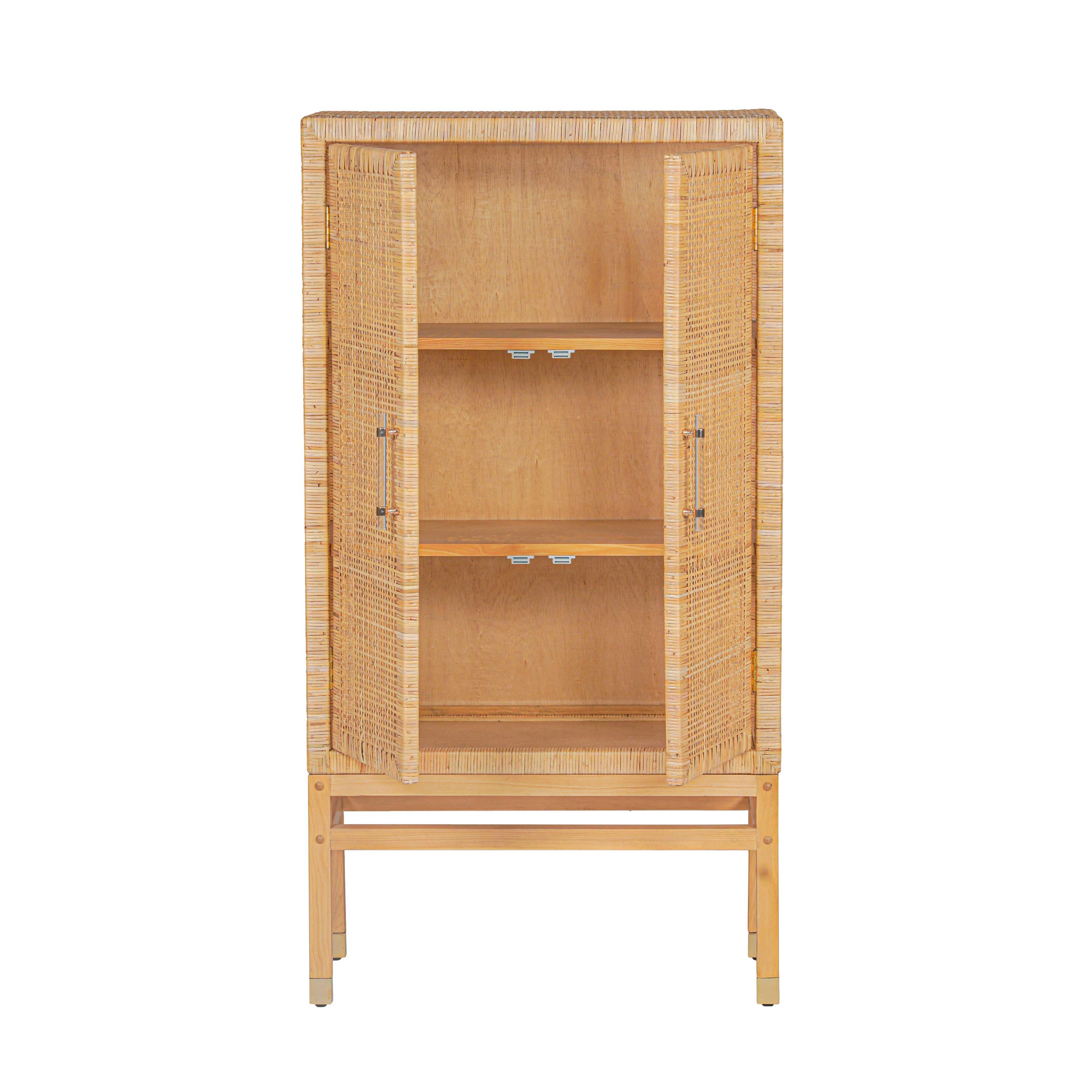 TOV Furniture Amara 32" Cabinet, Tan, large