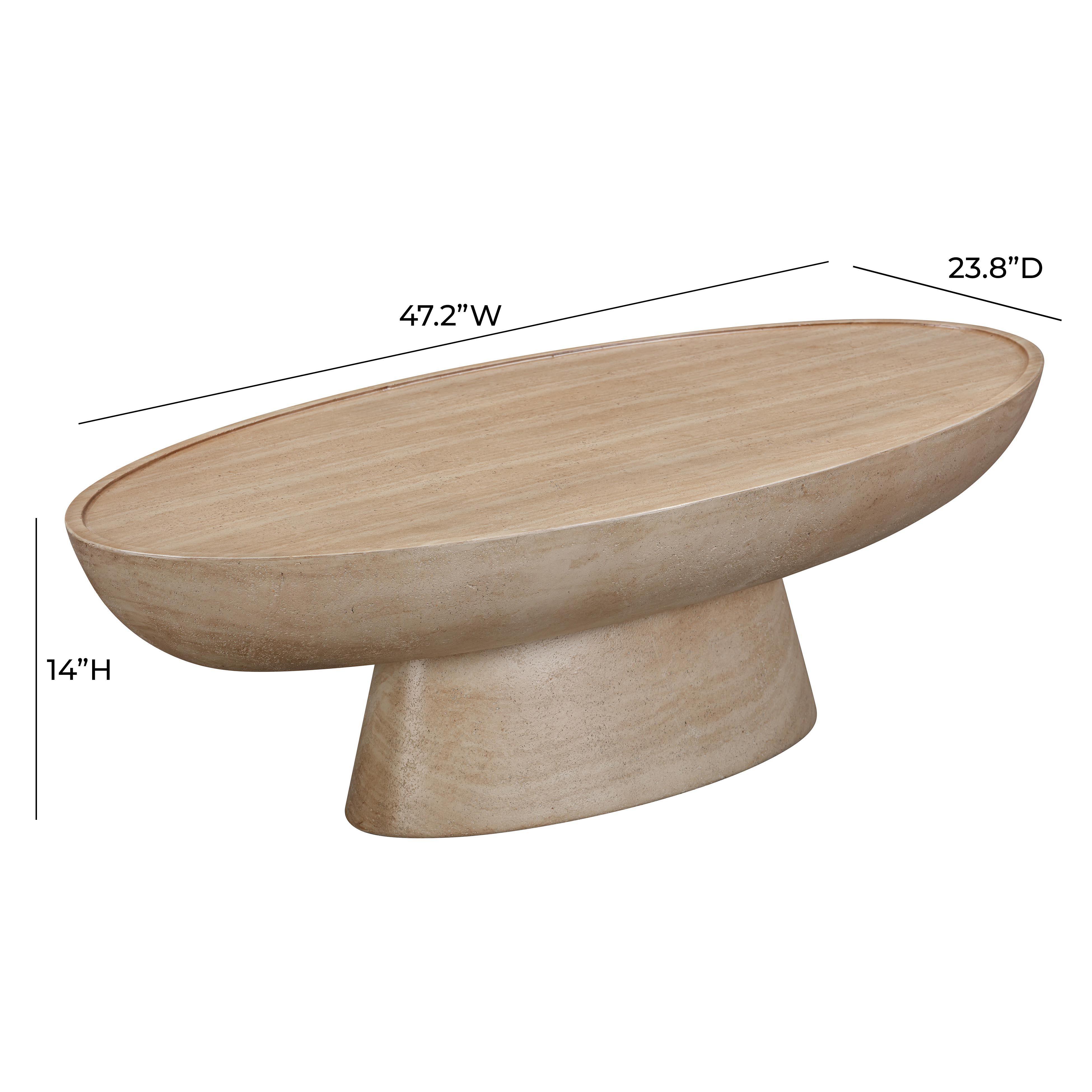 TOV Furniture Eclipse Indoor / Outdoor Coffee Table, , large