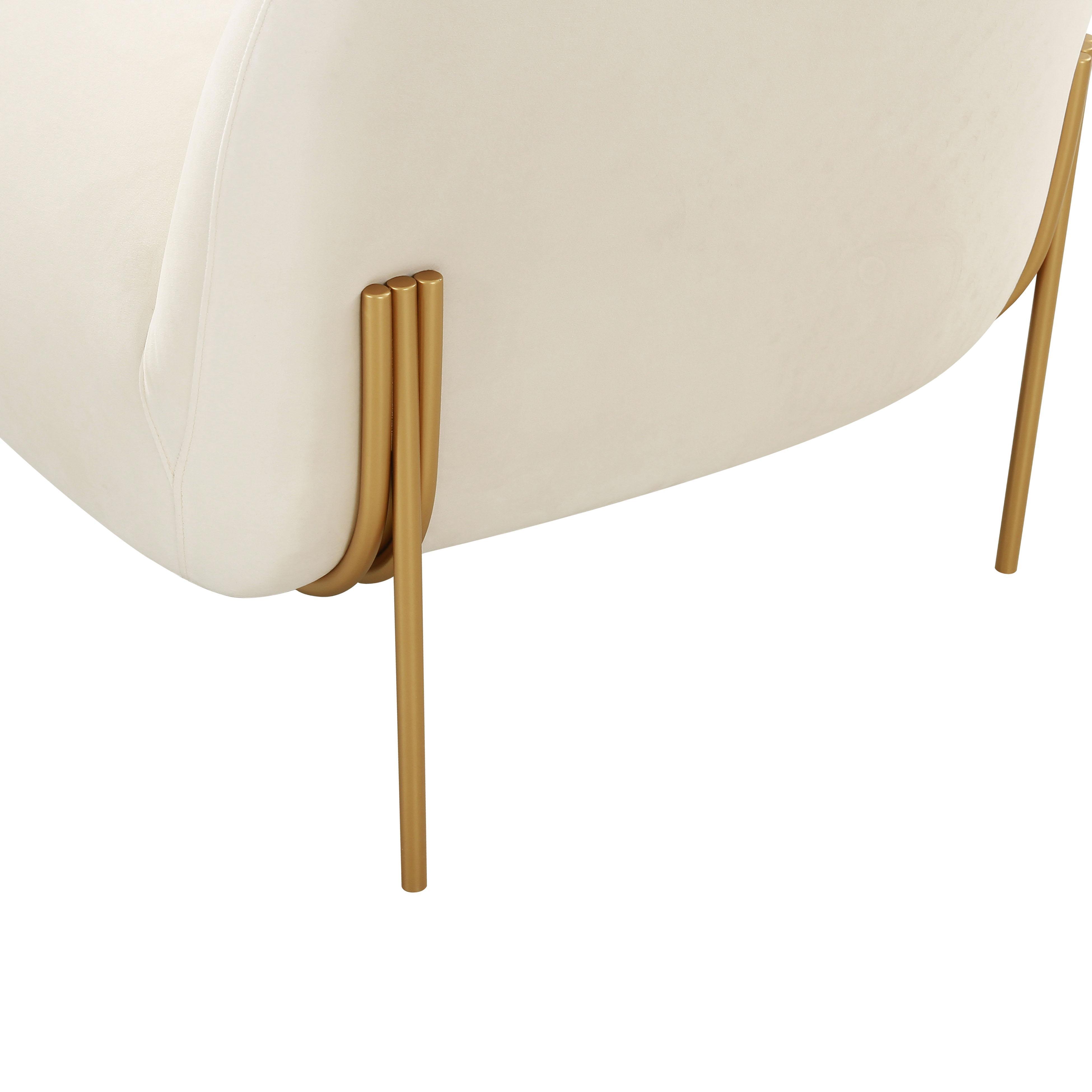 Inspire Me Home Decor Kandra Accent Chair, White, large