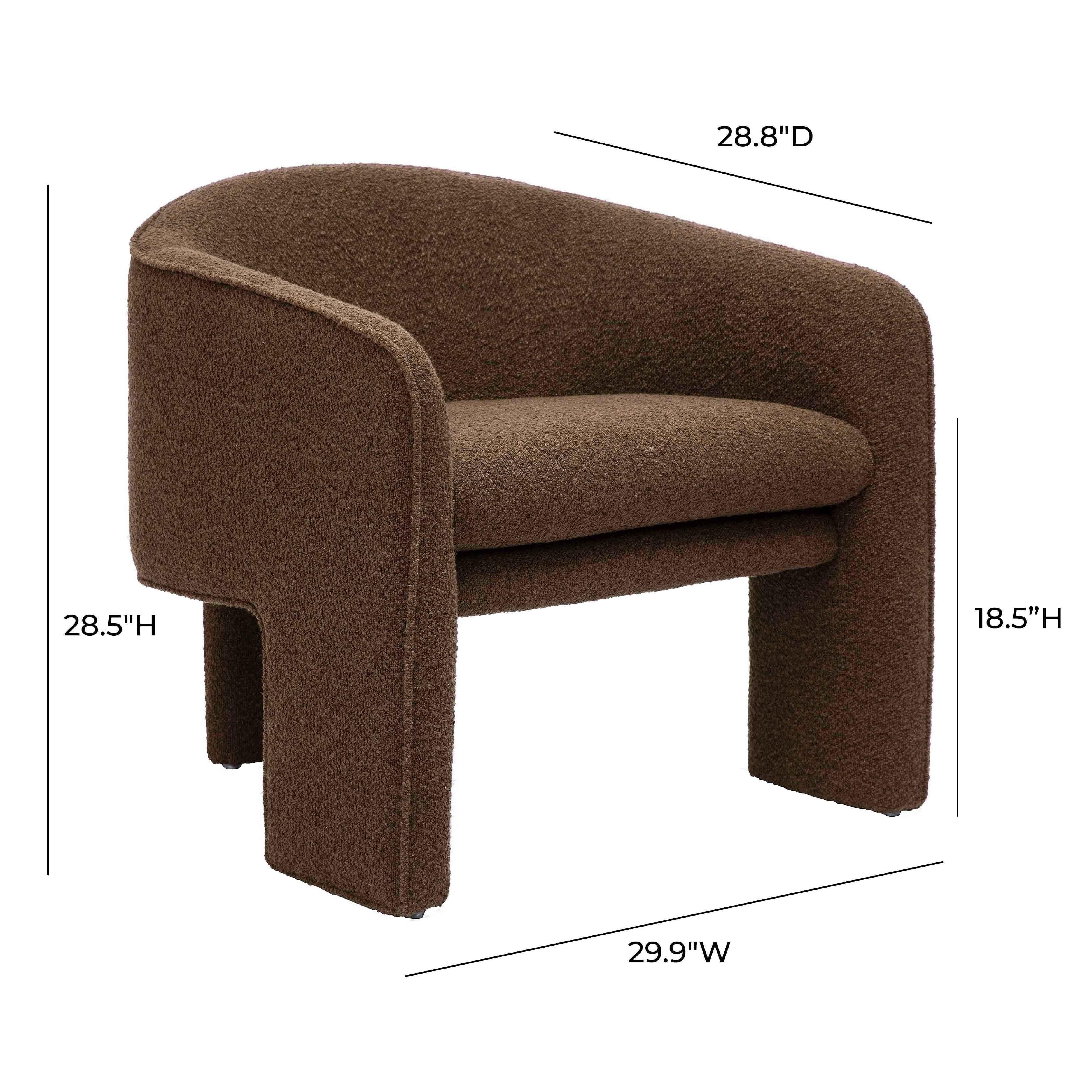 TOV Furniture Marla Boucle Accent Chair, , large