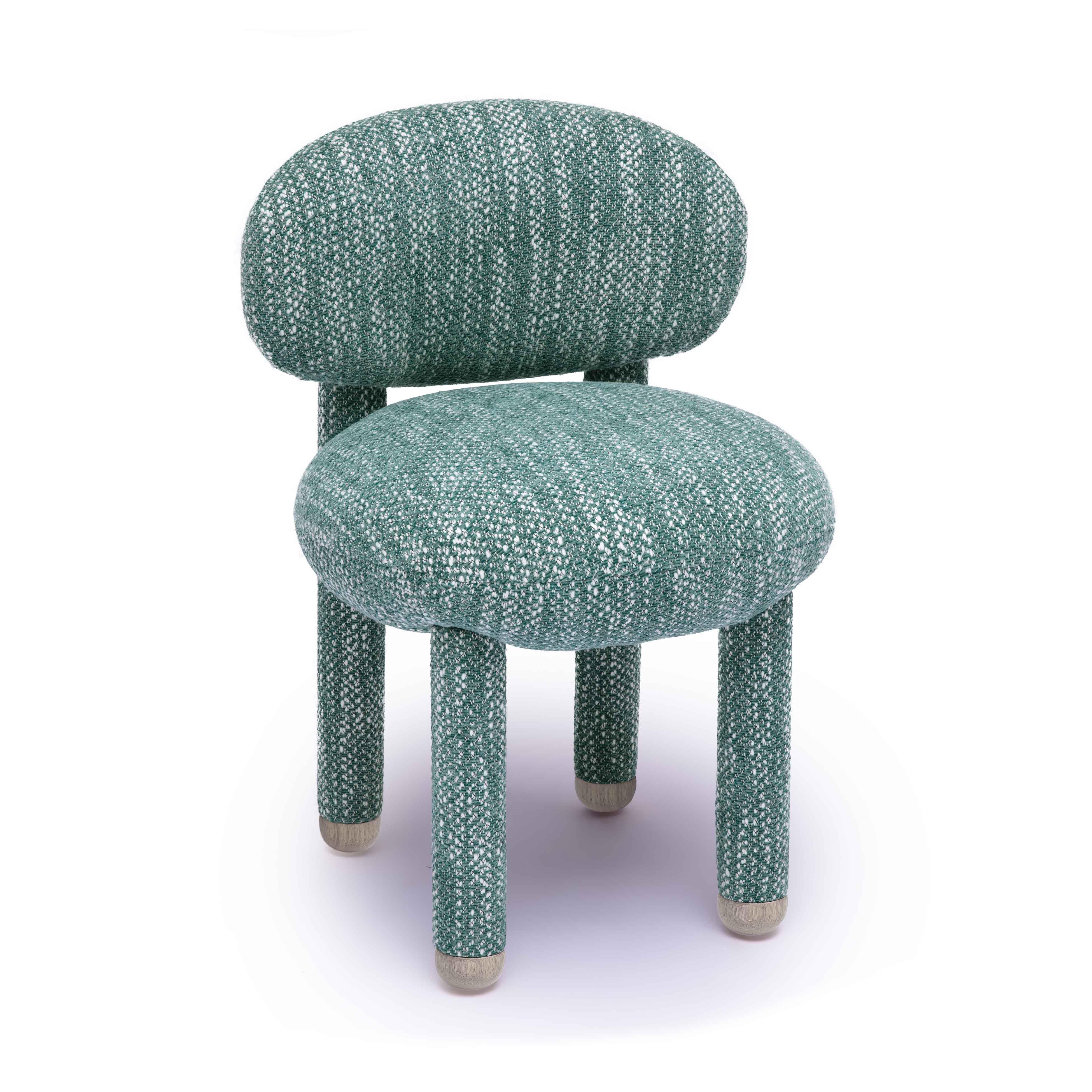 TOV Furniture Manu Fabric Side Chair, Teal, large