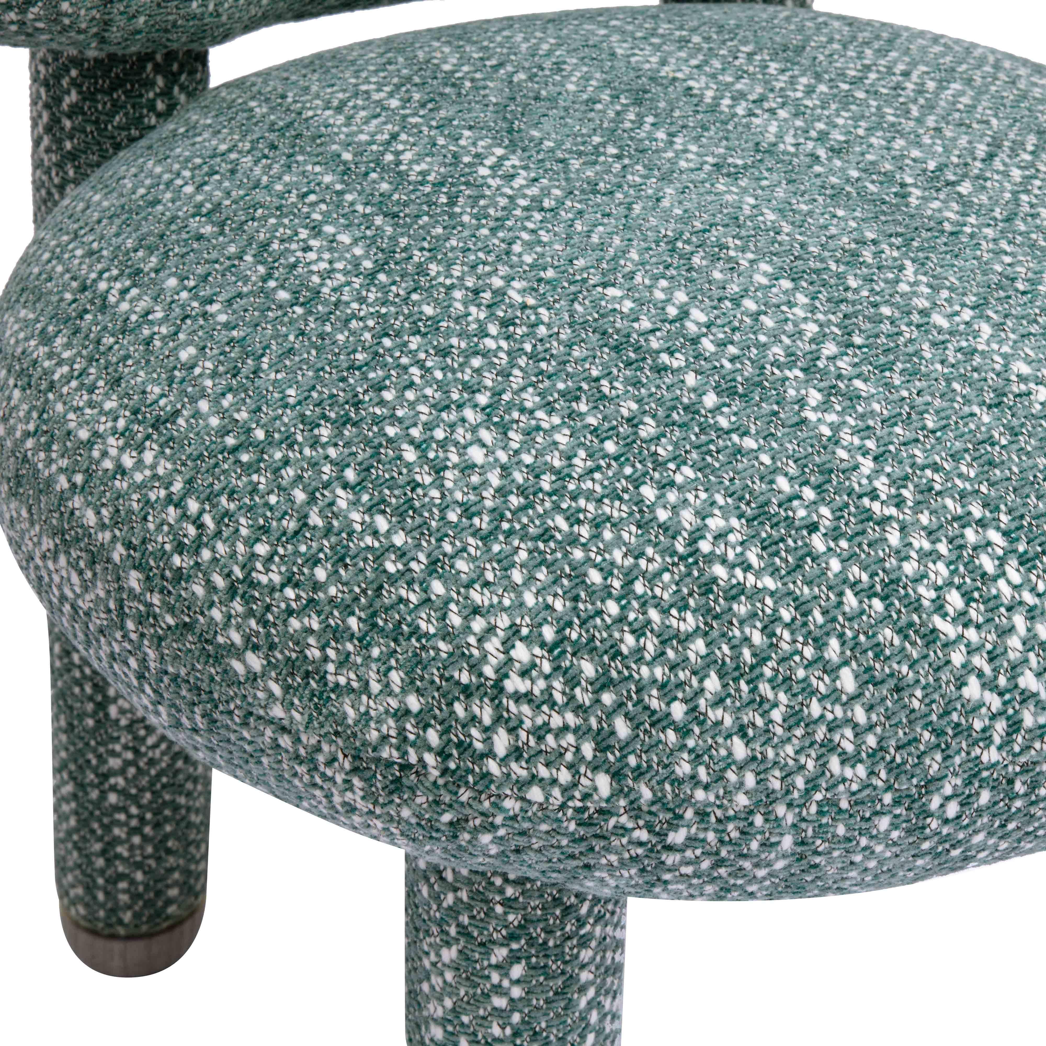 TOV Furniture Manu Fabric Side Chair, Teal, large