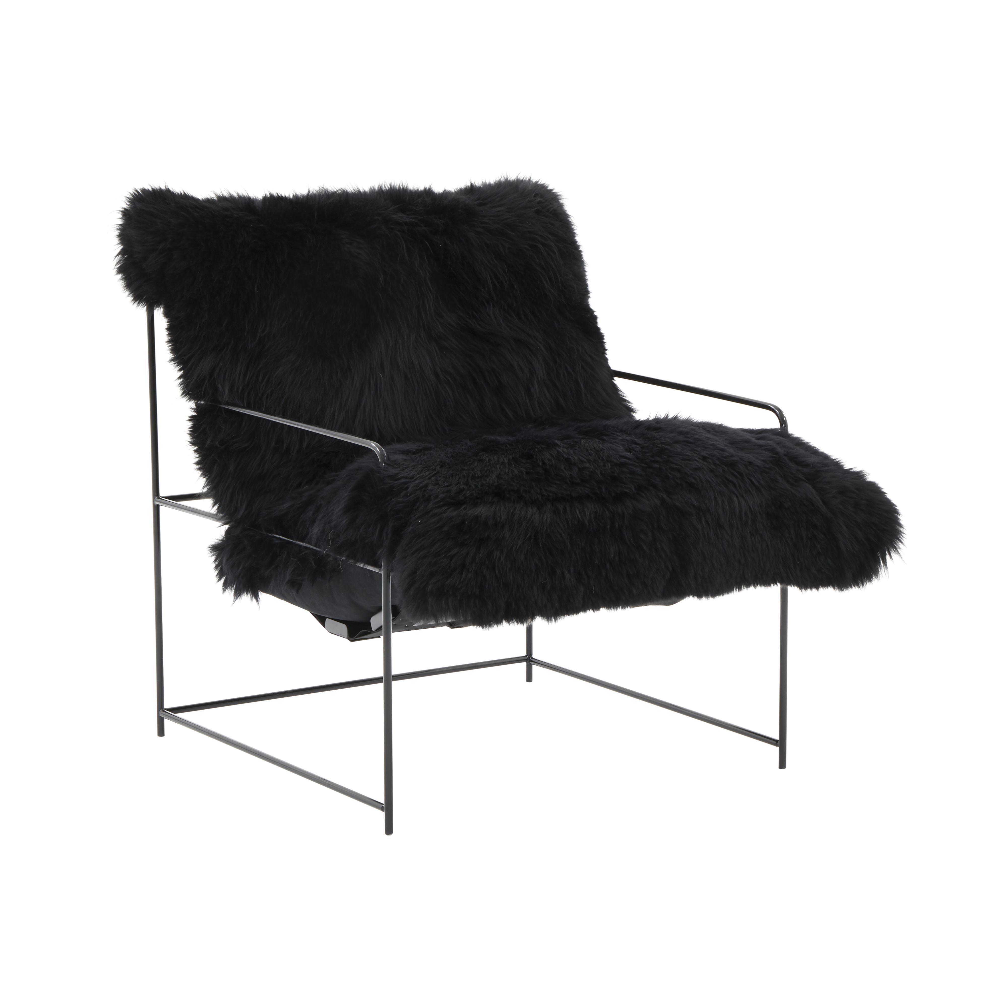 TOV Furniture Kimi Sheepskin Chair, , large