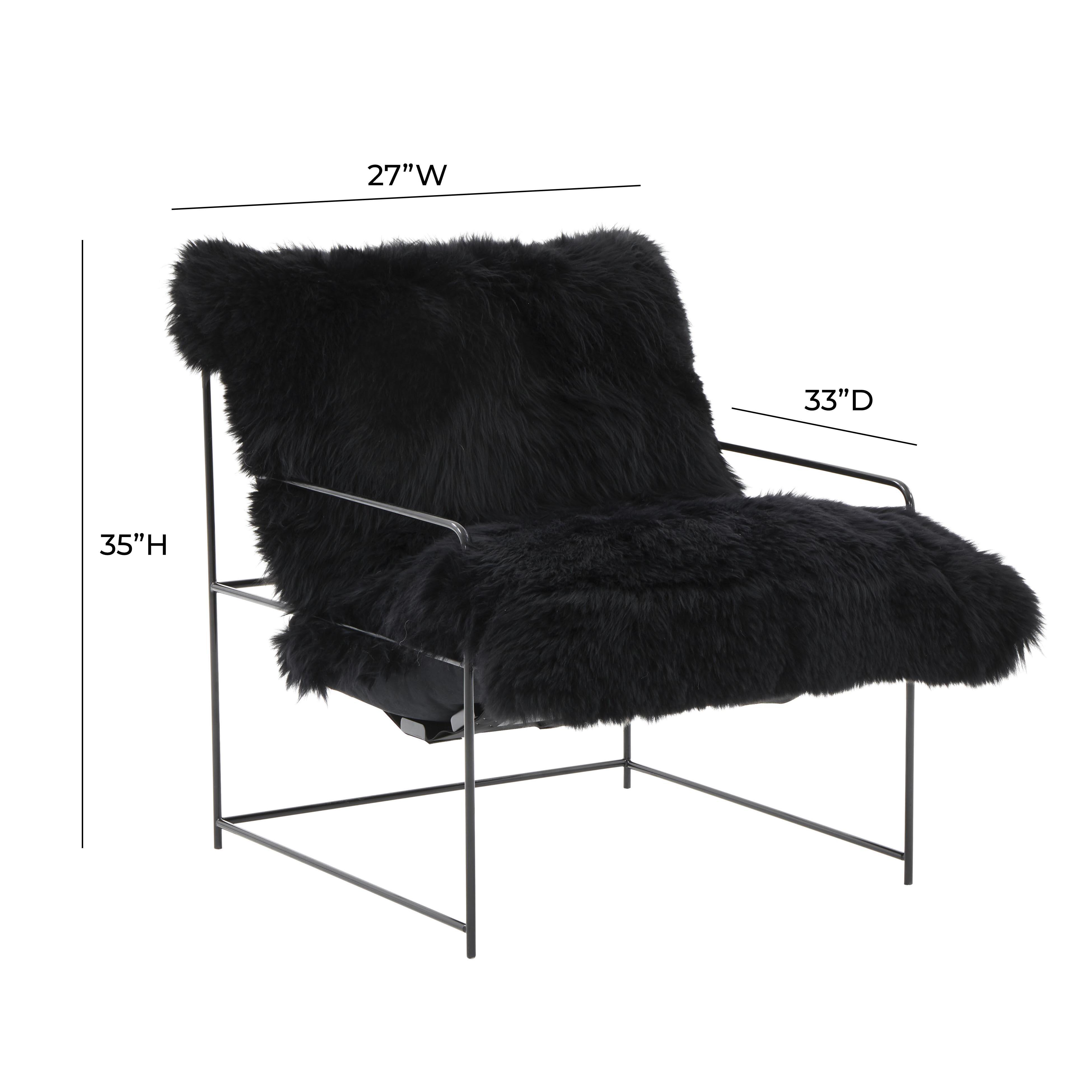 TOV Furniture Kimi Sheepskin Chair, , swatch
