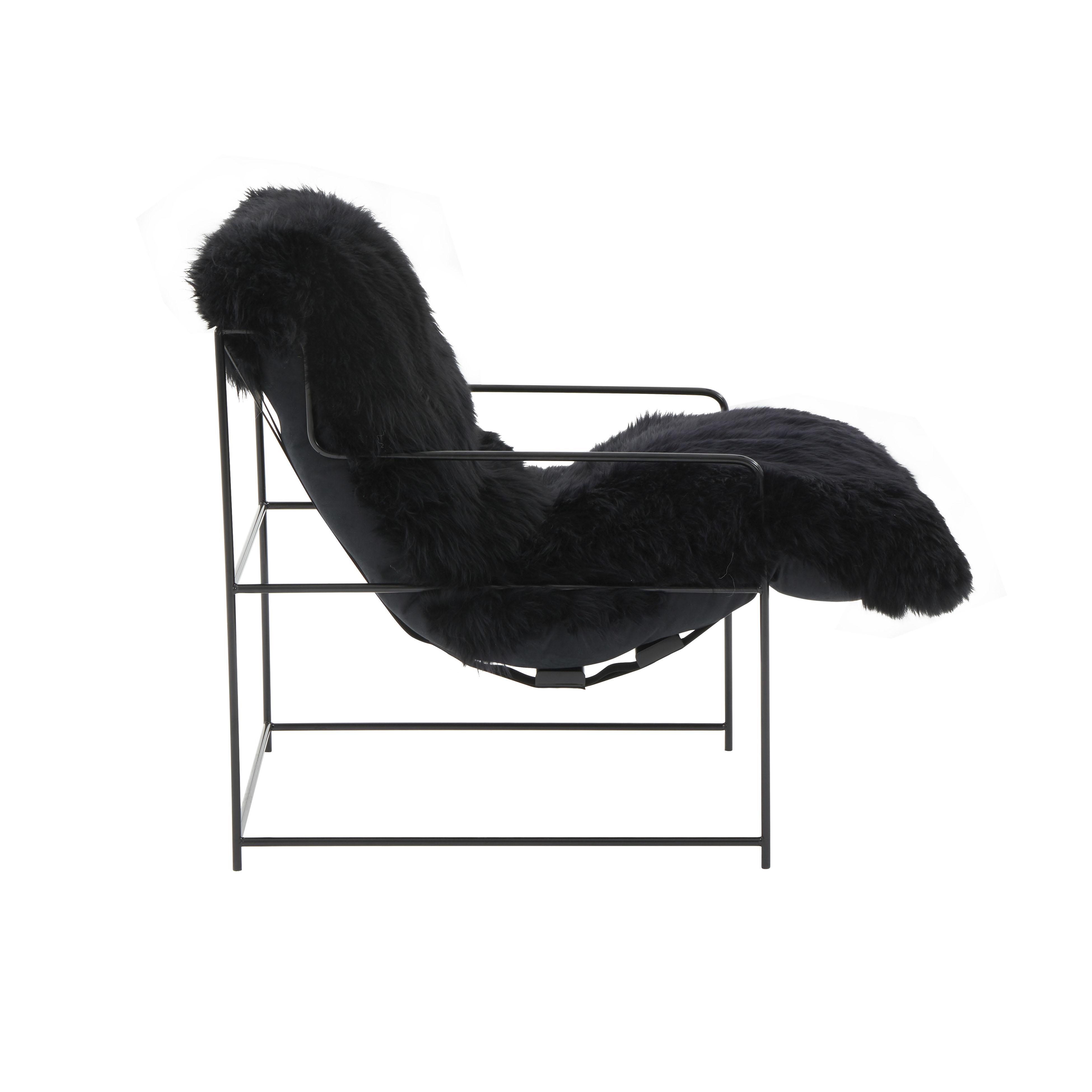 TOV Furniture Kimi Sheepskin Chair, , large