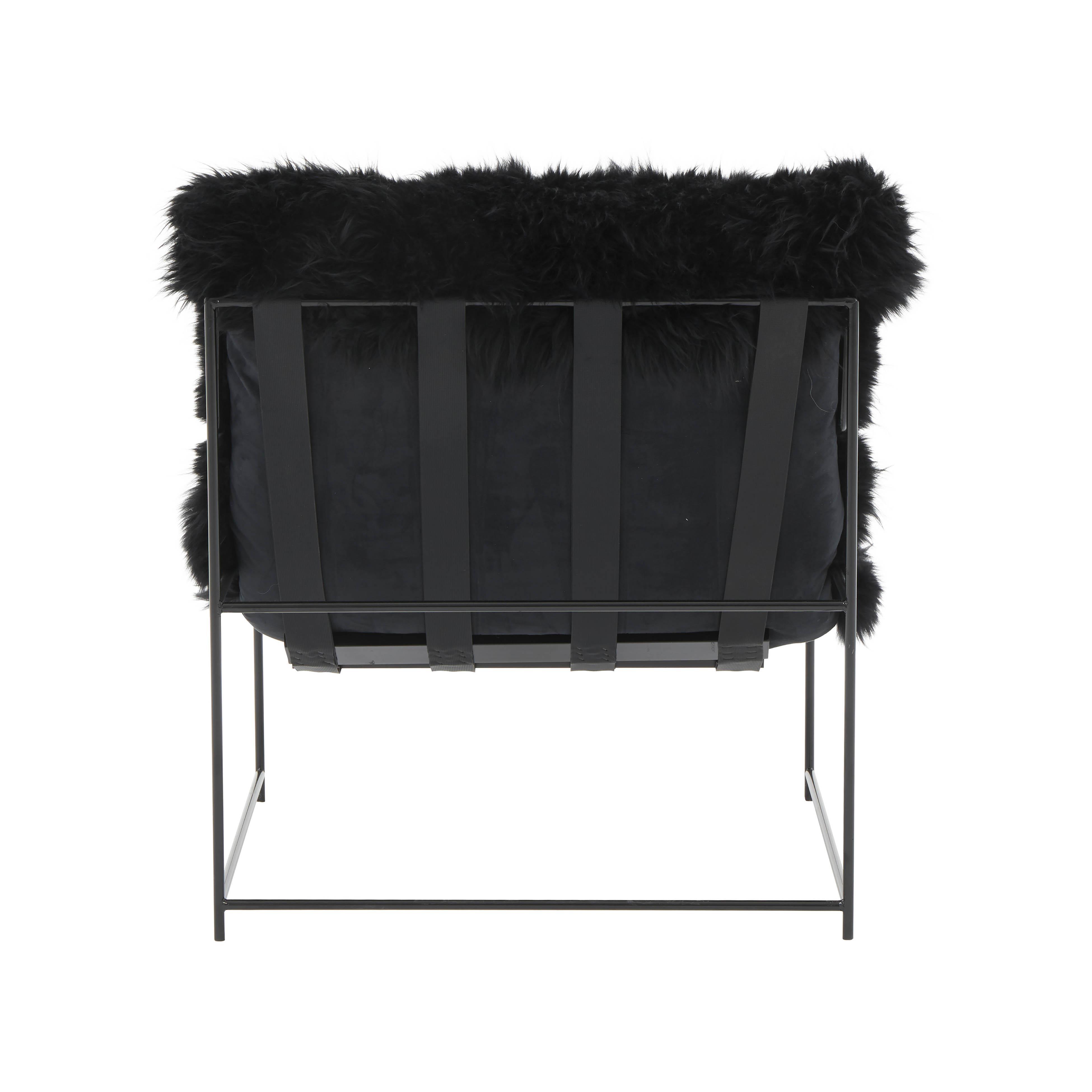 TOV Furniture Kimi Sheepskin Chair, , large