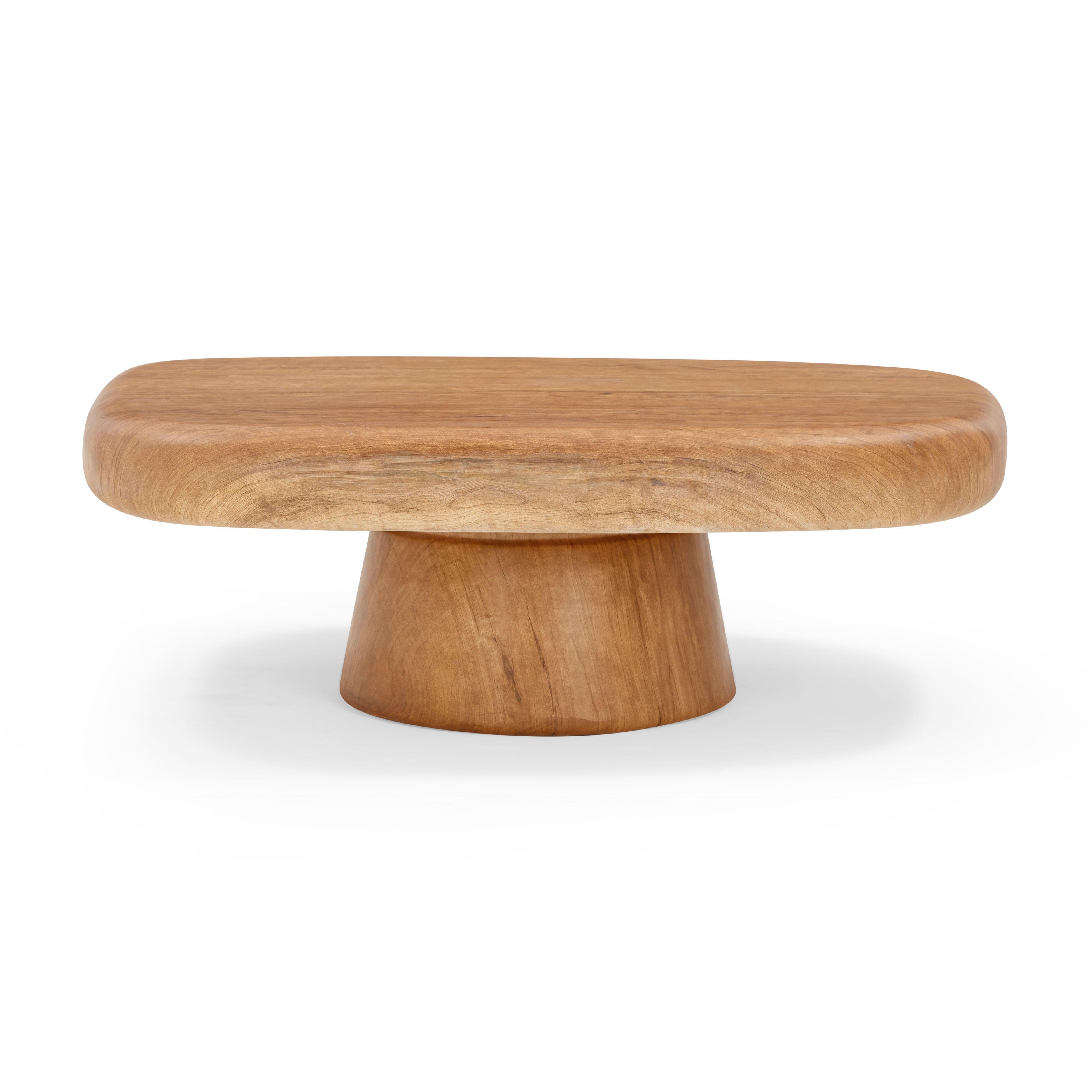 TOV Furniture Darial Coffee Table, Natural, large