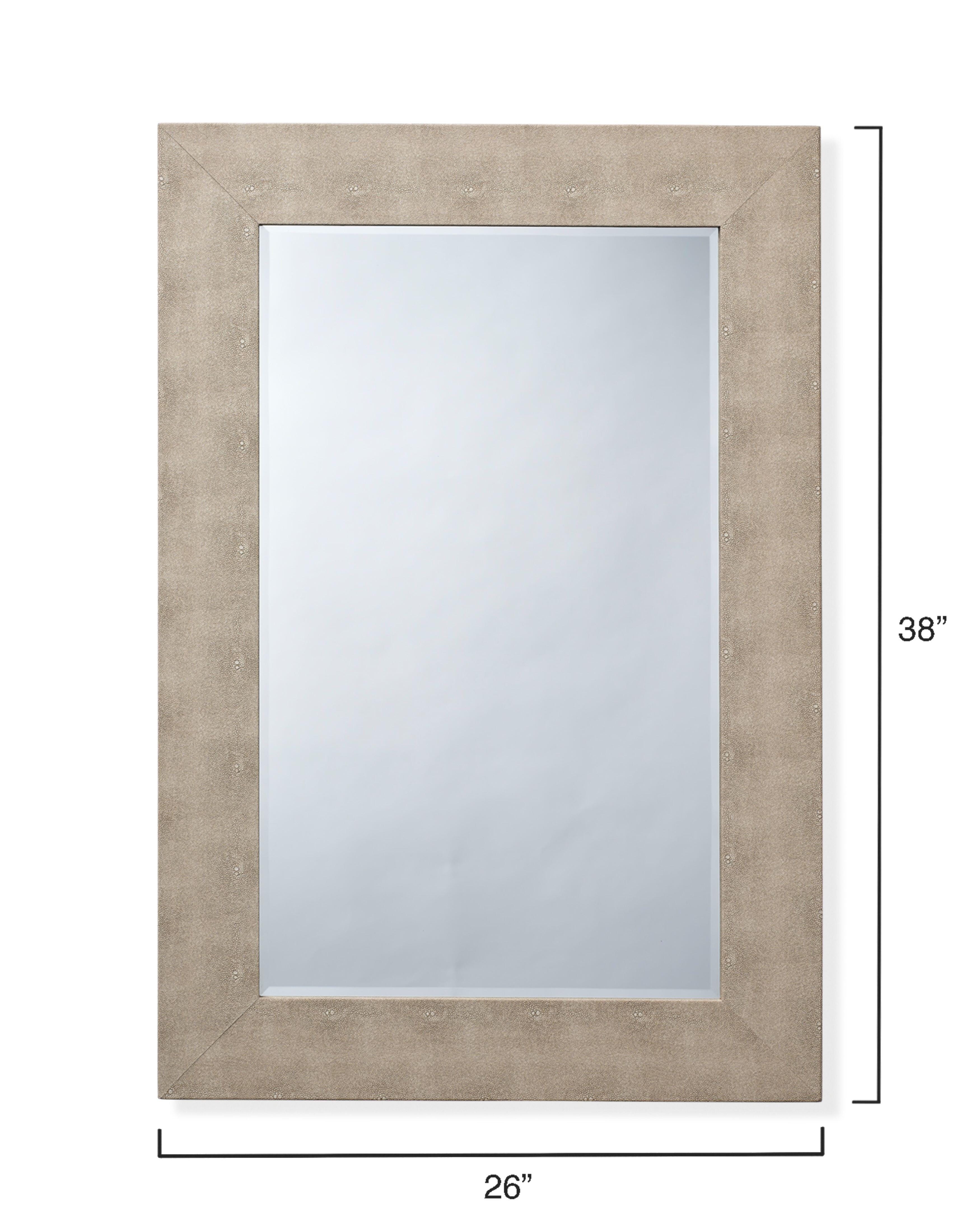 Relaxed Elegance Sydney Wall Mirror, Ivory, large