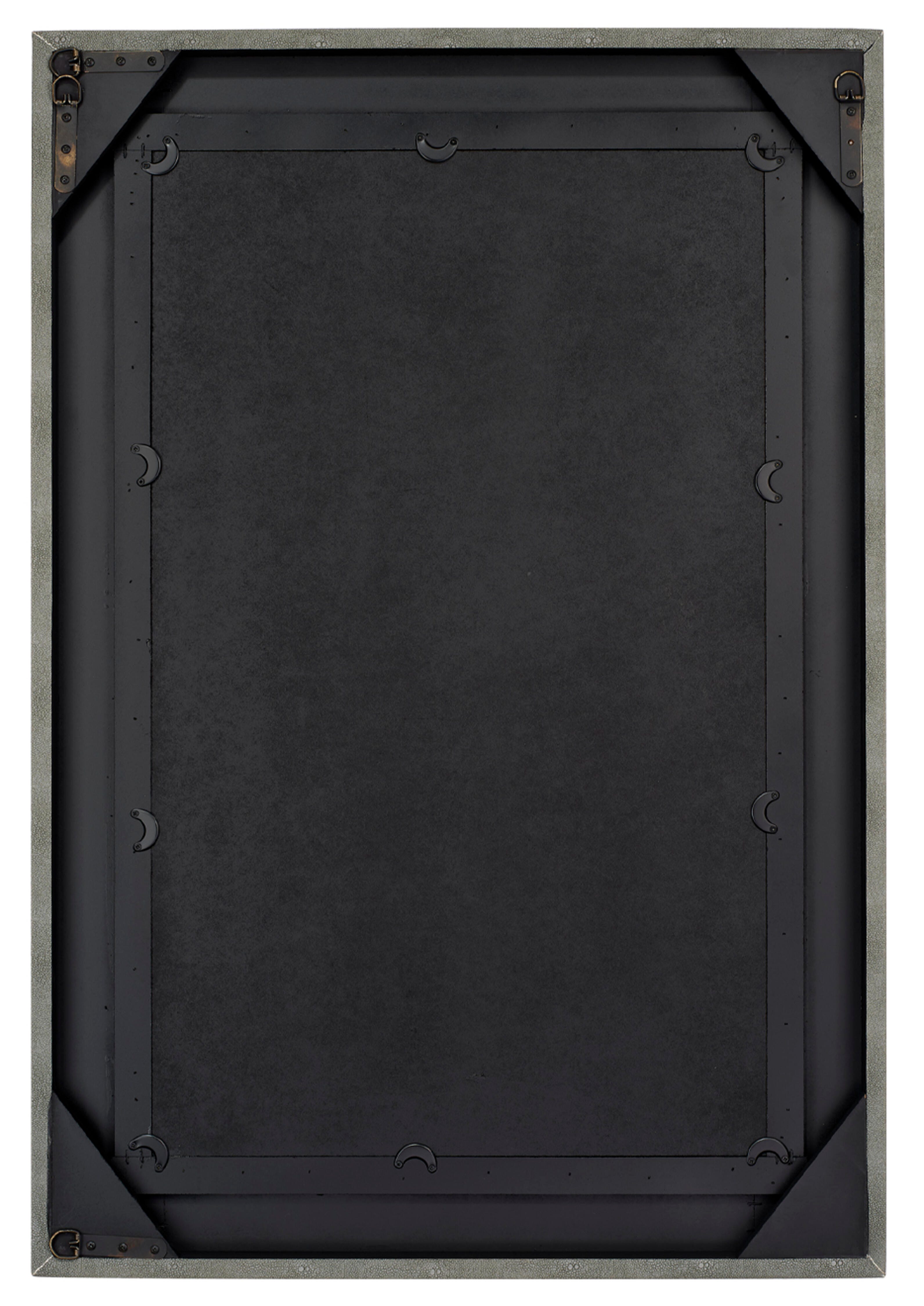 Relaxed Elegance Sydney Wall Mirror, Grey, large