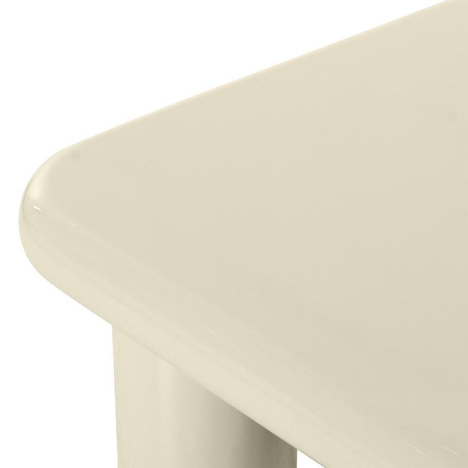 TOV Furniture Memphis Coffee Table, Cream, large
