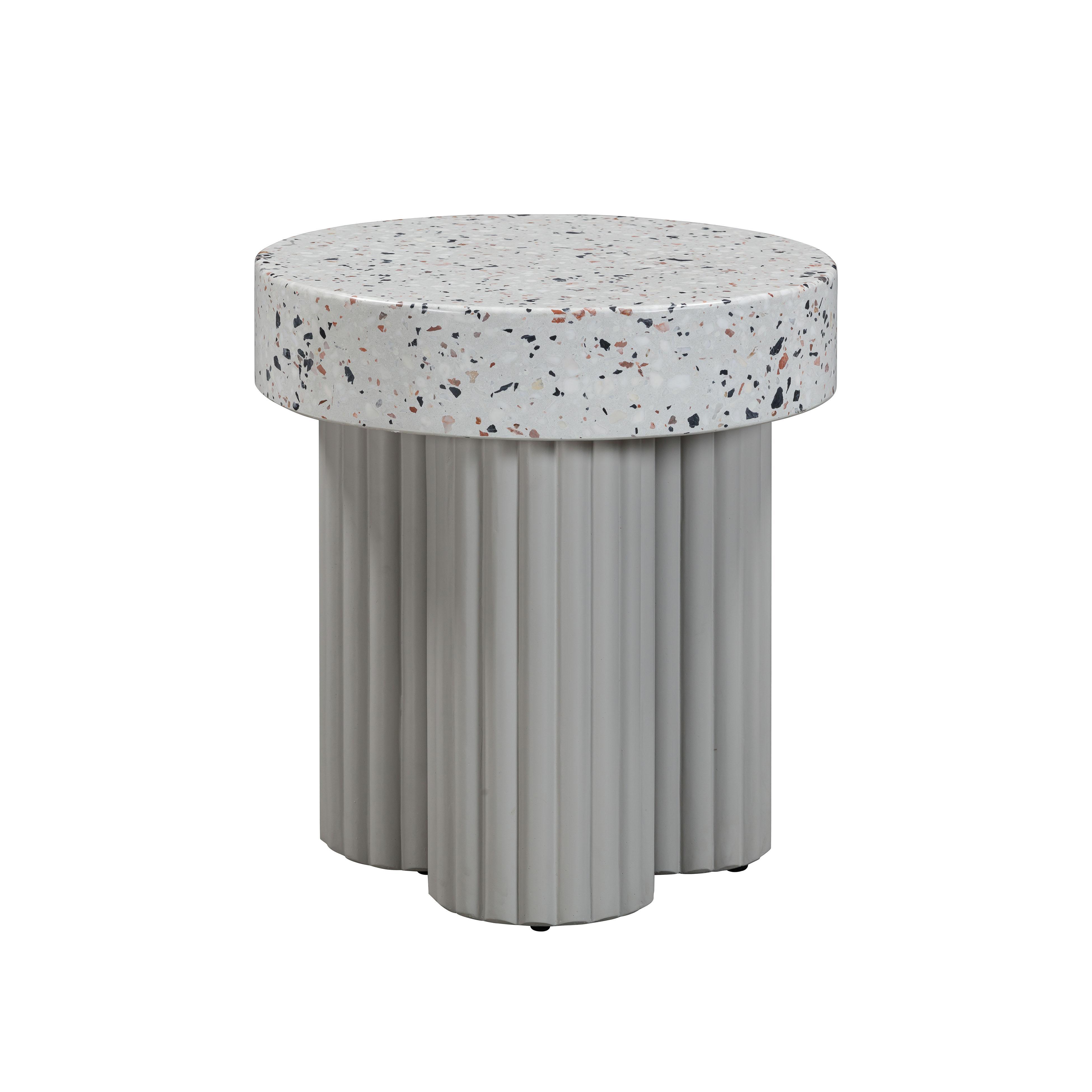 TOV Furniture Clover Outdoor Side Table, , large
