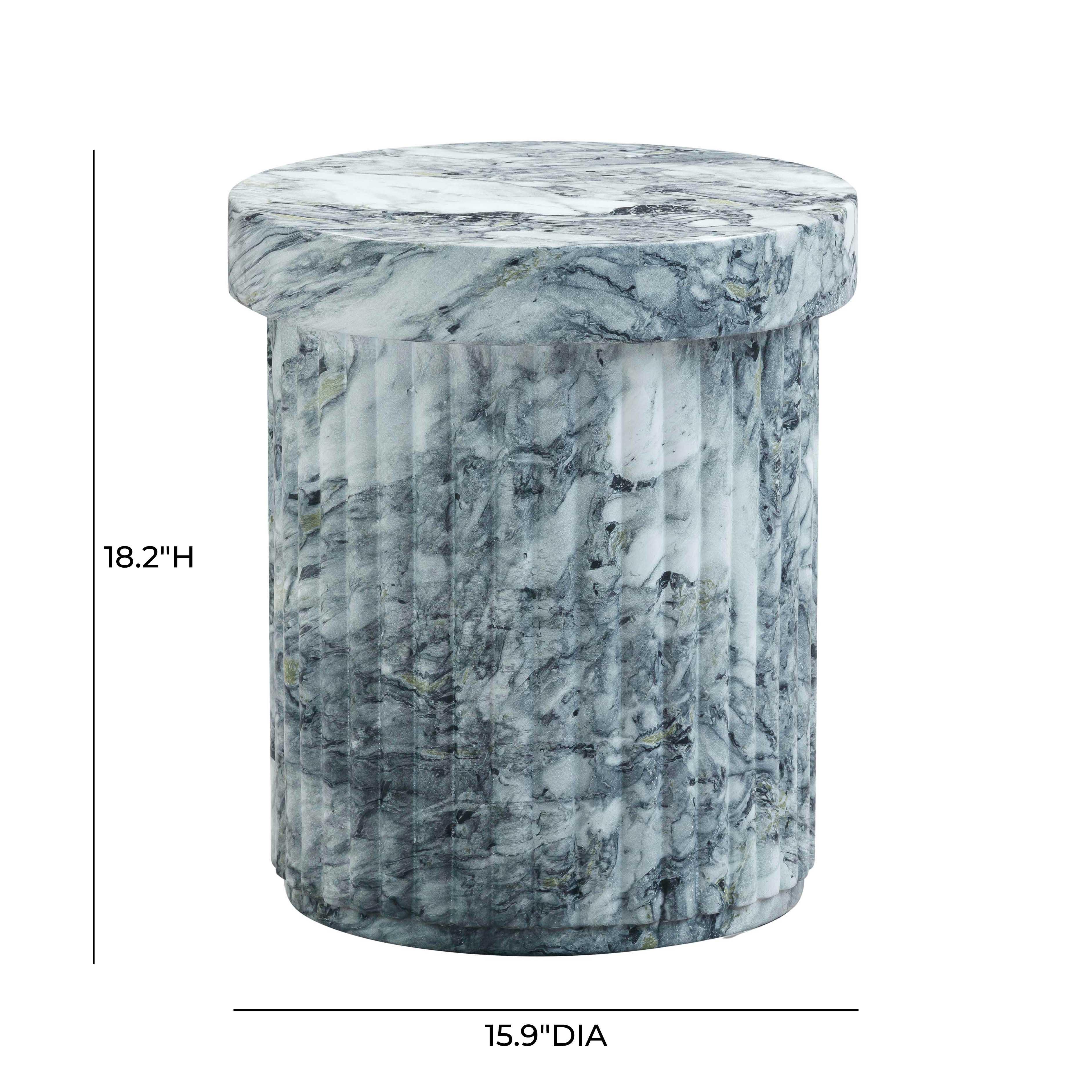 TOV Furniture Serafina Outdoor Side Table, , large