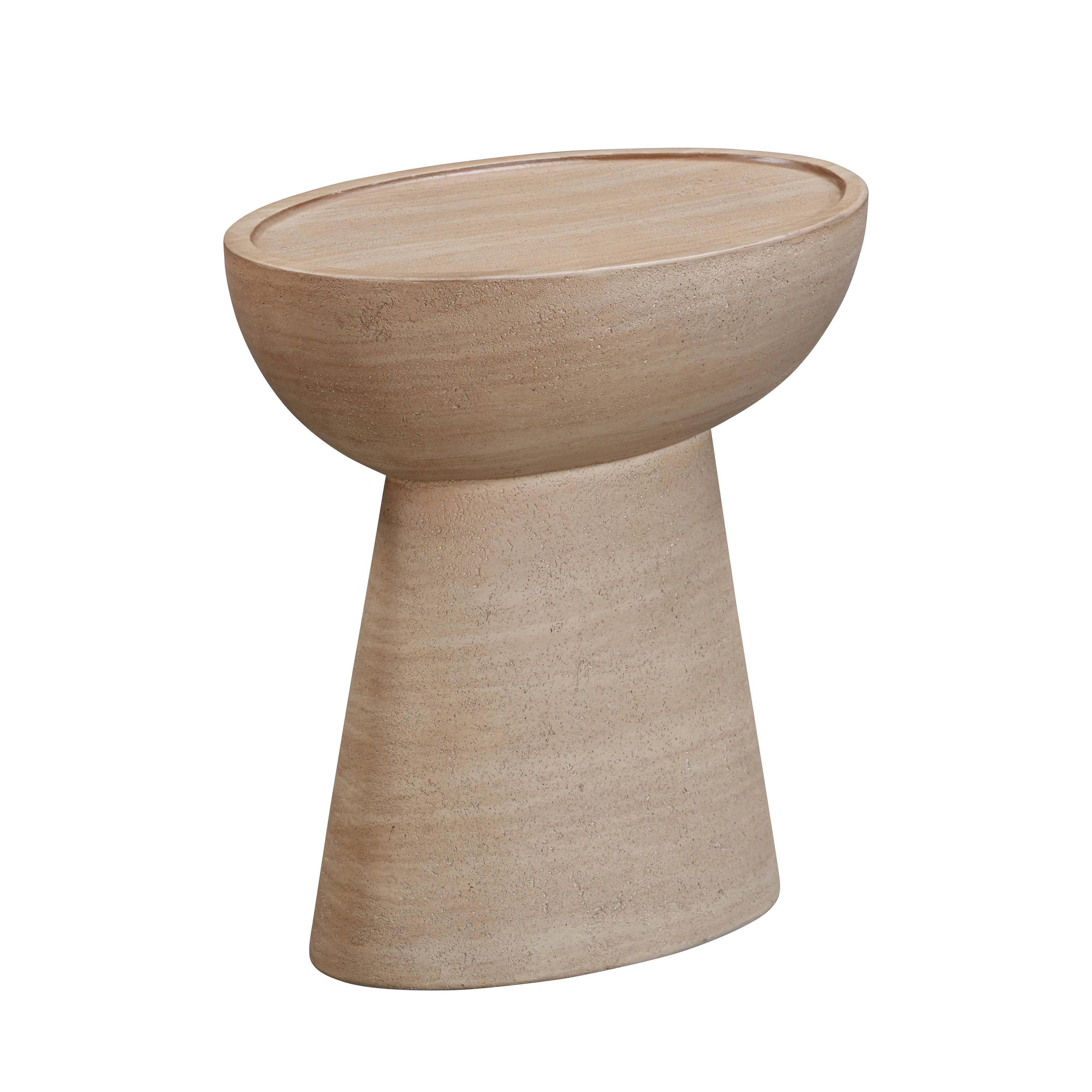 TOV Furniture Eclipse Outdoor Side Table, , large