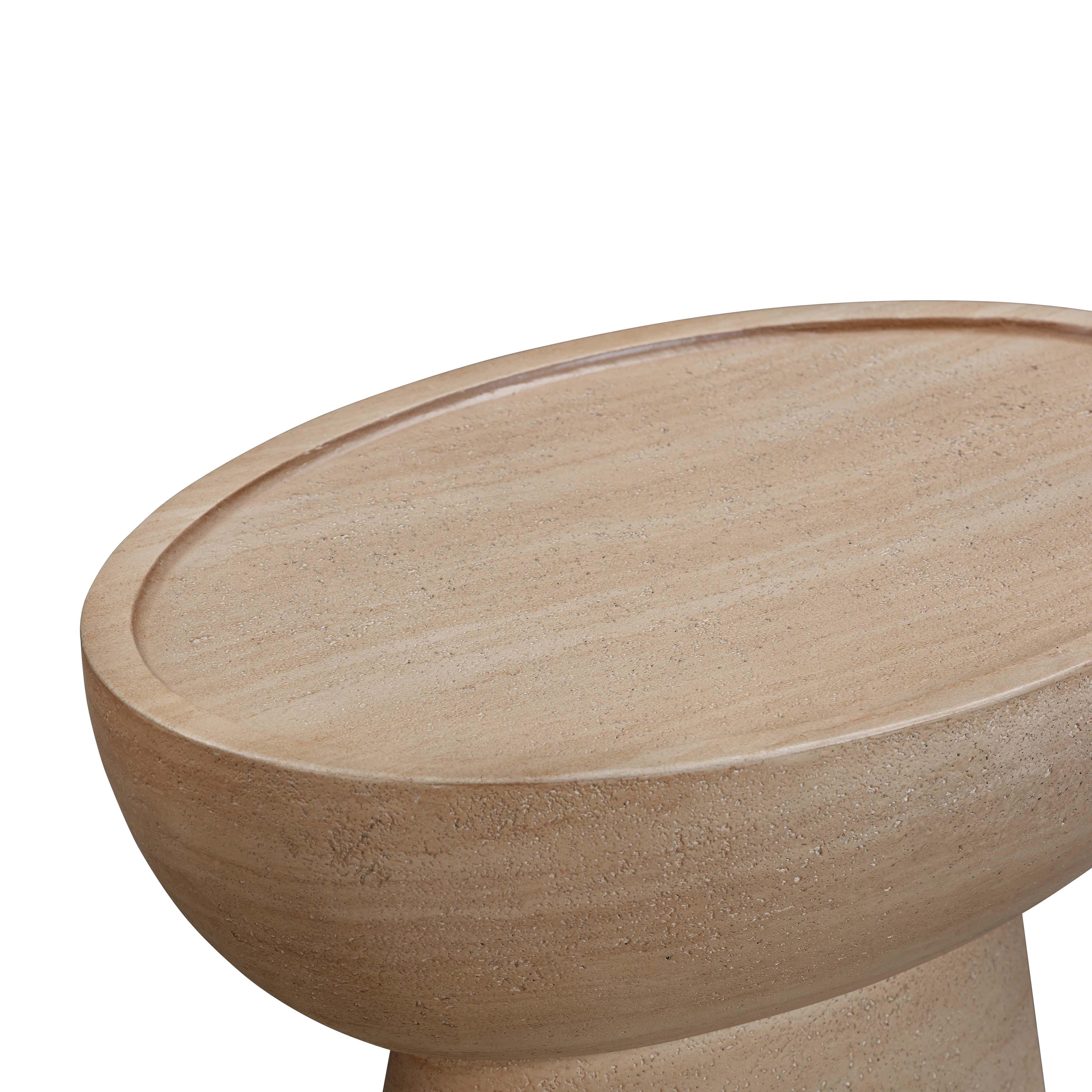 TOV Furniture Eclipse Outdoor Side Table, , large