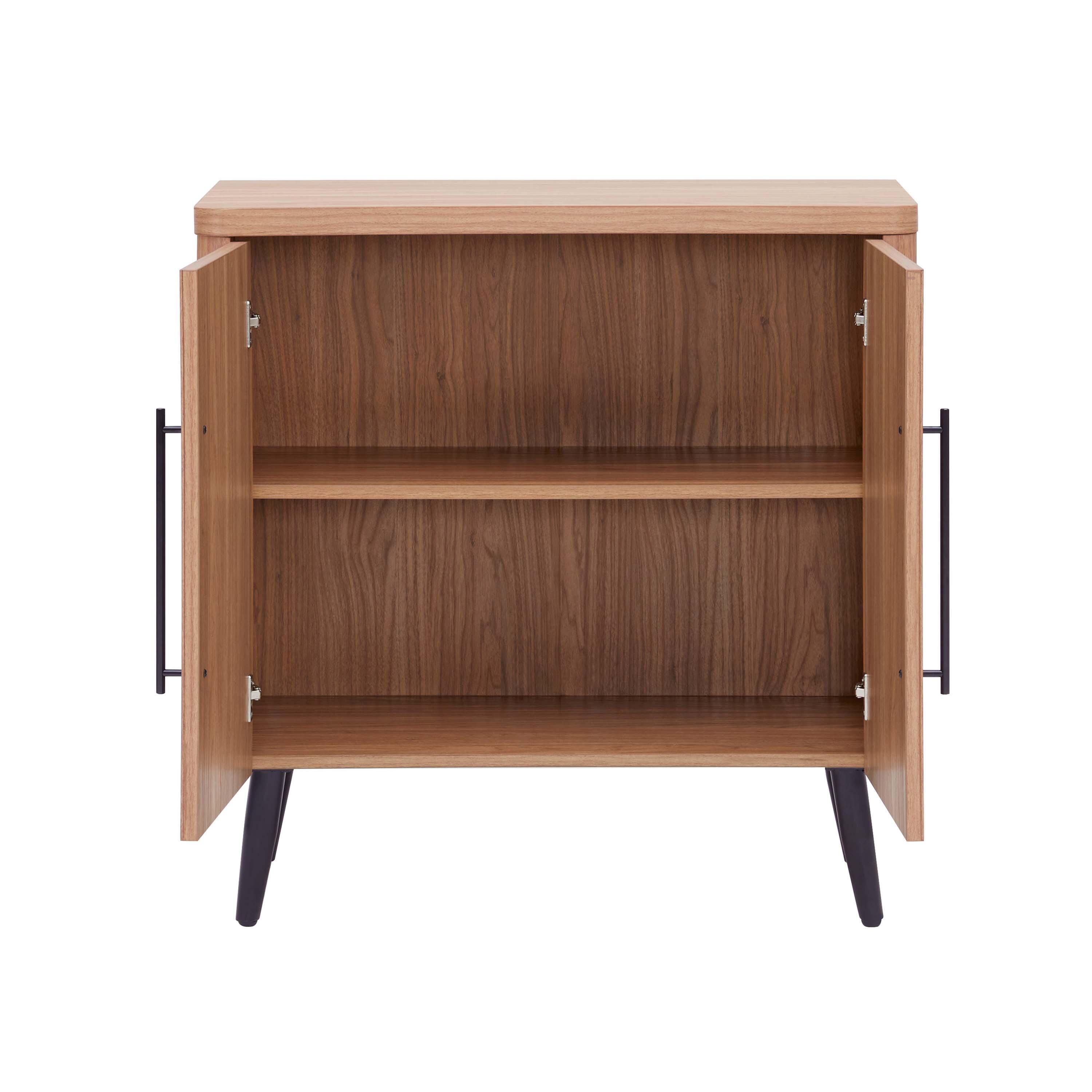 Manhattan Comfort Jodie 31.1" 2 Shelves Accent Cabinet, Maple, large
