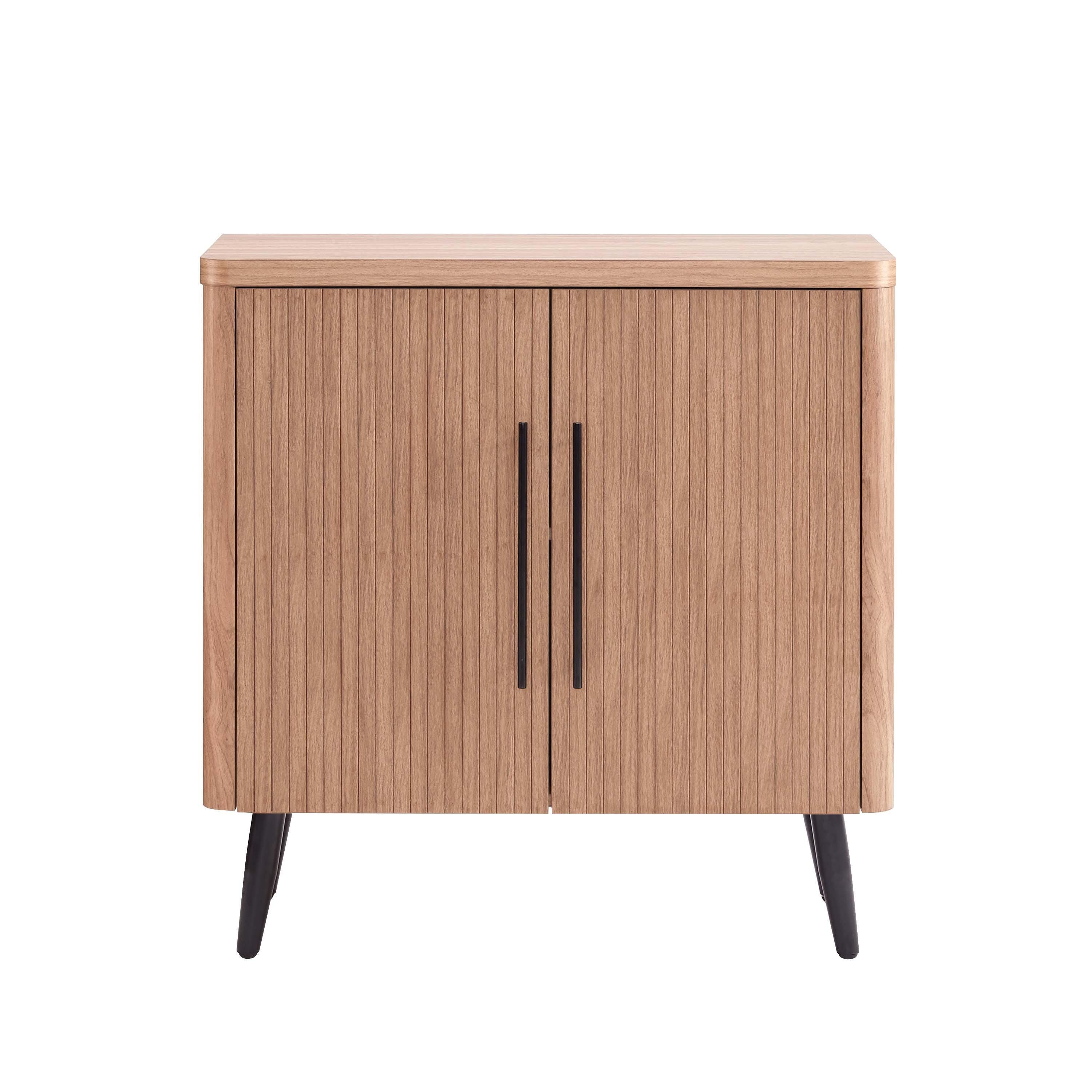 Manhattan Comfort Jodie 31.1" 2 Shelves Accent Cabinet, Maple, large
