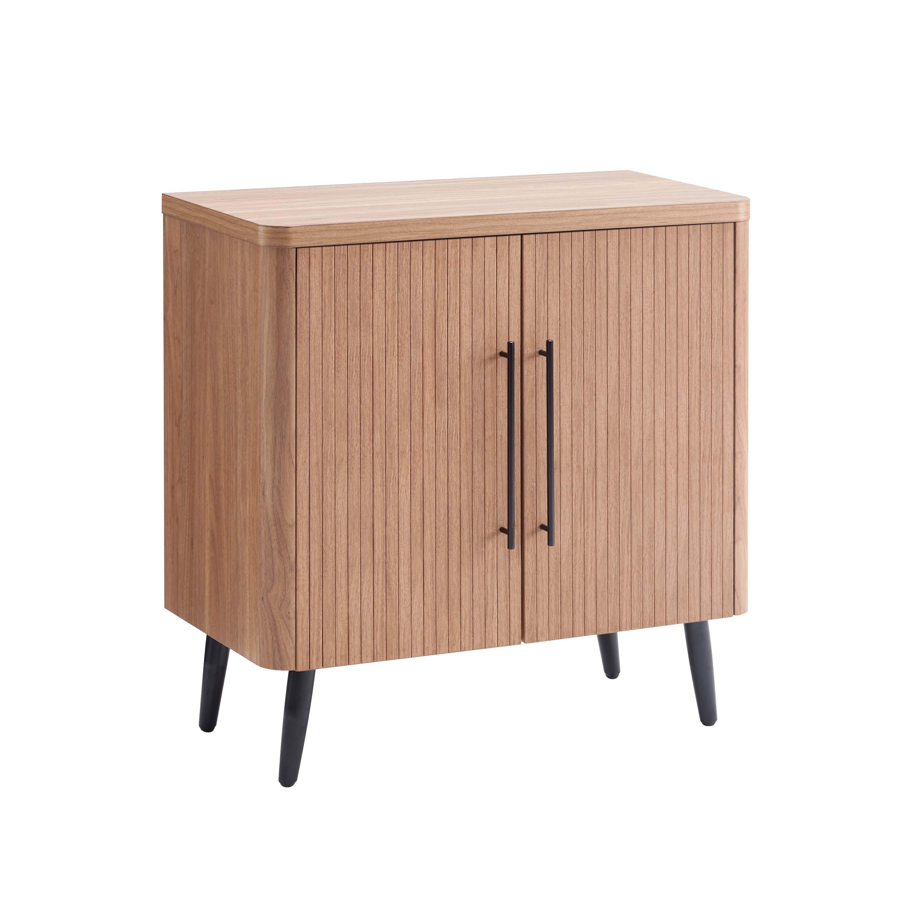 Manhattan Comfort Jodie 31.1" 2 Shelves Accent Cabinet, Maple, large