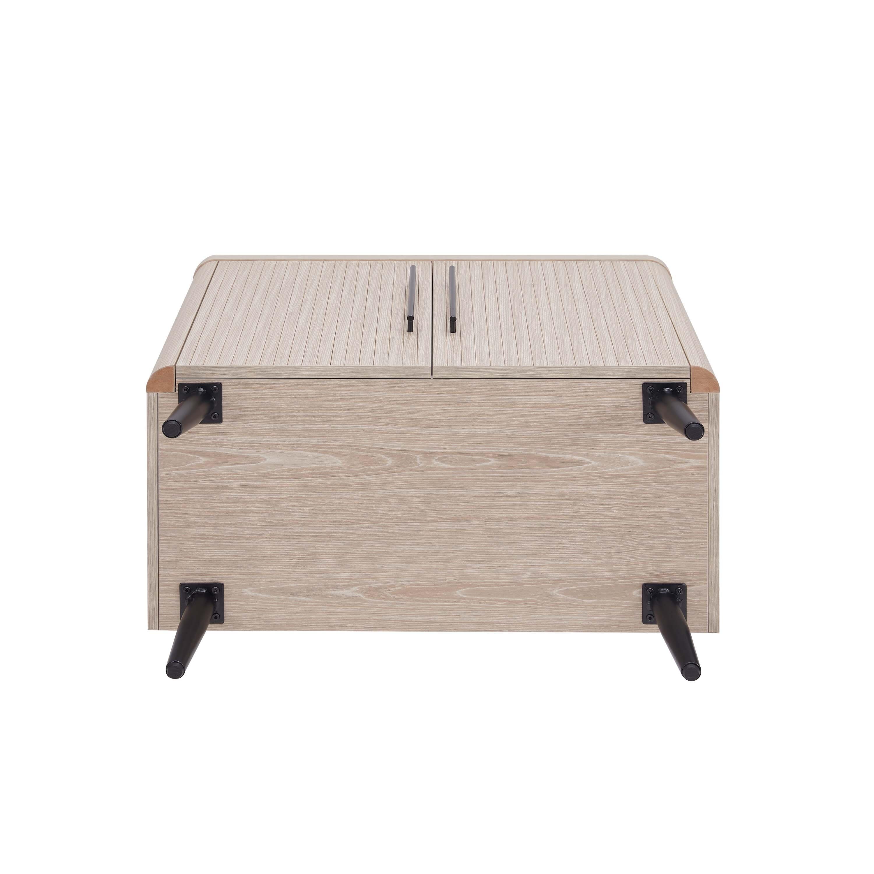 Manhattan Comfort Jodie 31.1" 2 Shelves Accent Cabinet, Whitewashed Oak, large