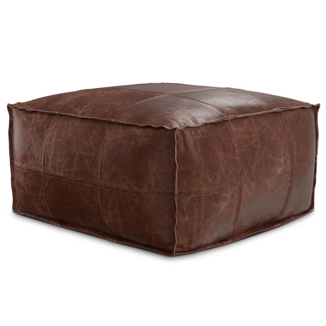 Simpli Home Sheffield Coffee Table Pouf