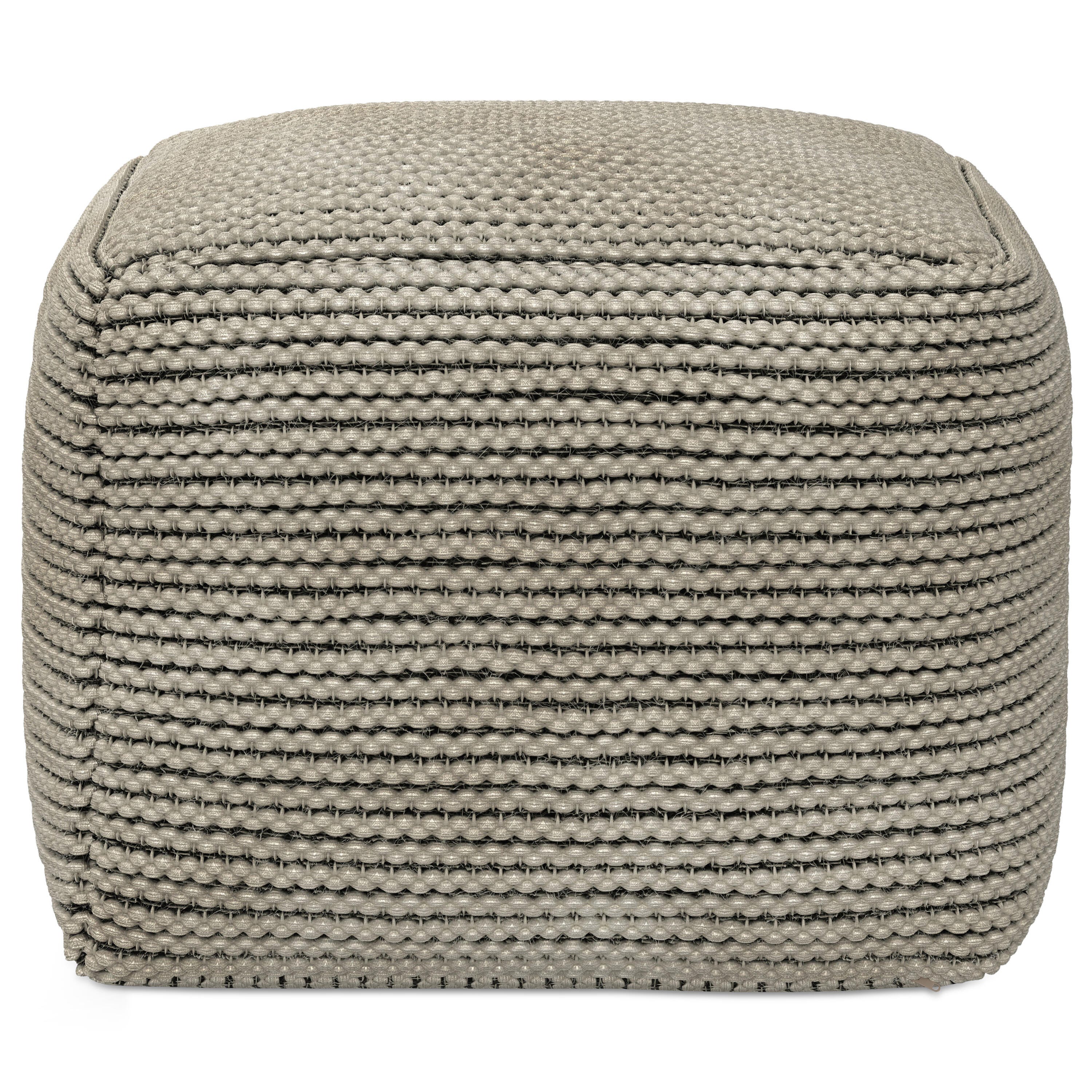 Simpli Home Eastmont Indoor Pouf, , large