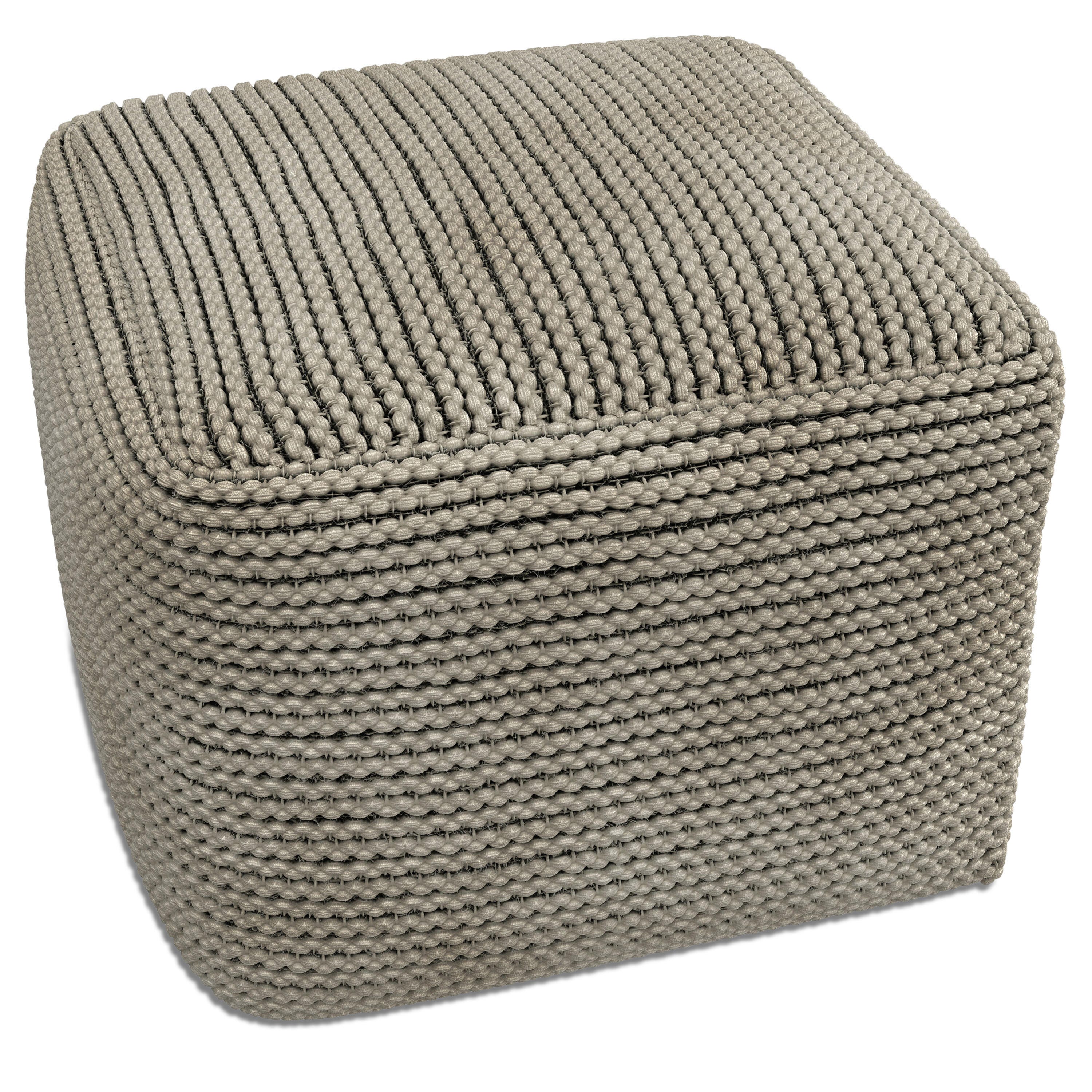 Simpli Home Eastmont Indoor Pouf, , large