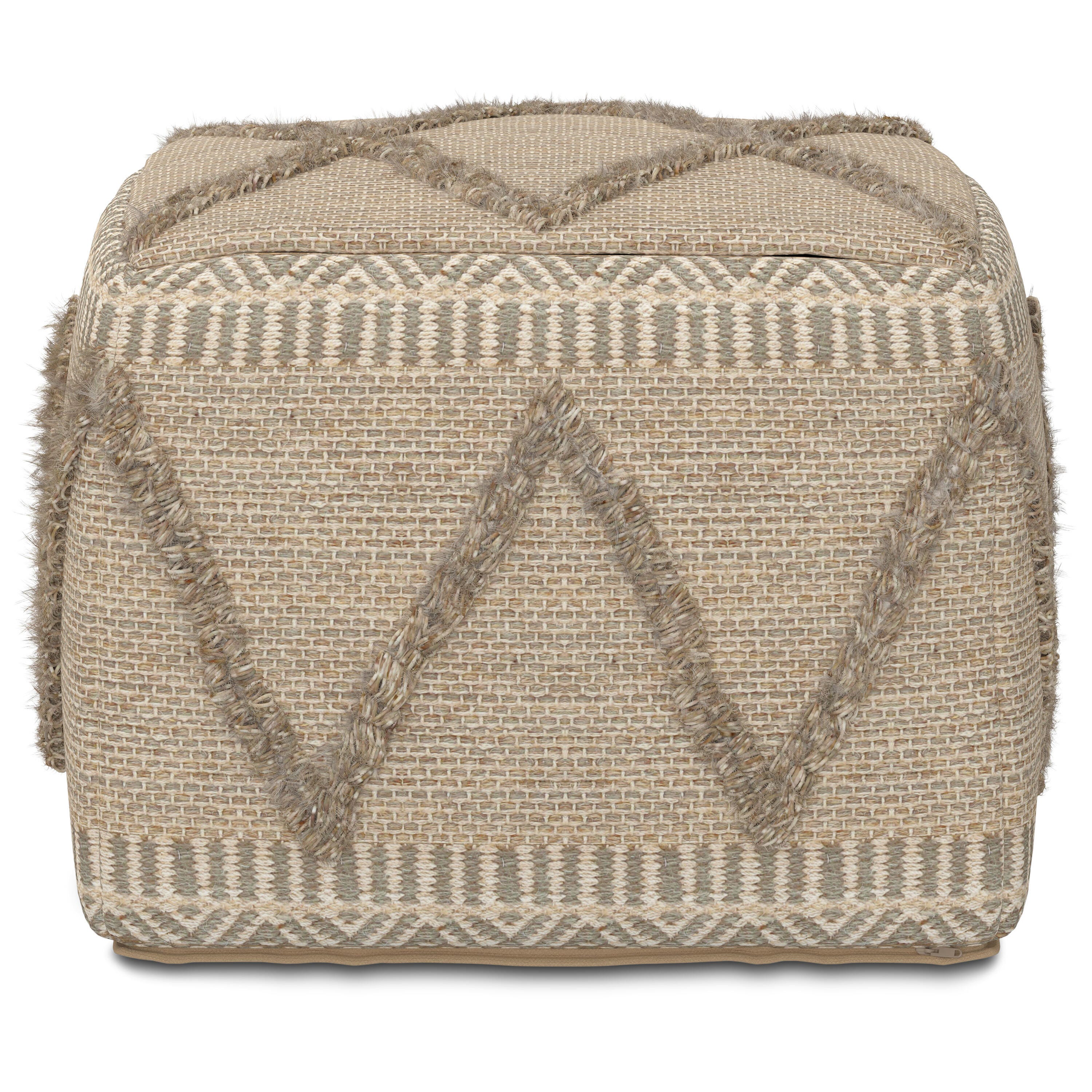 Simpli Home Sweeney Pouf, , large