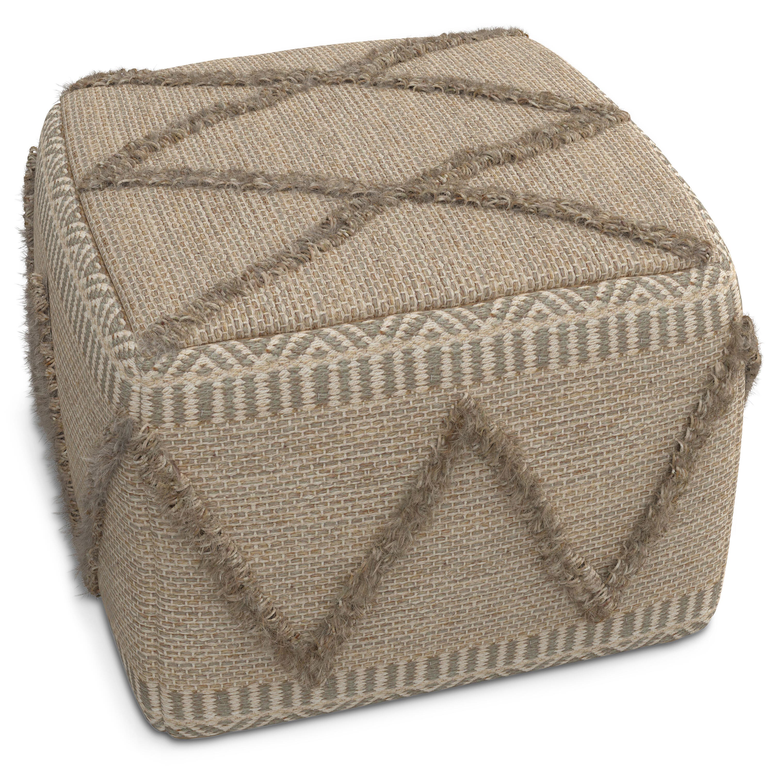 Simpli Home Sweeney Pouf, , large