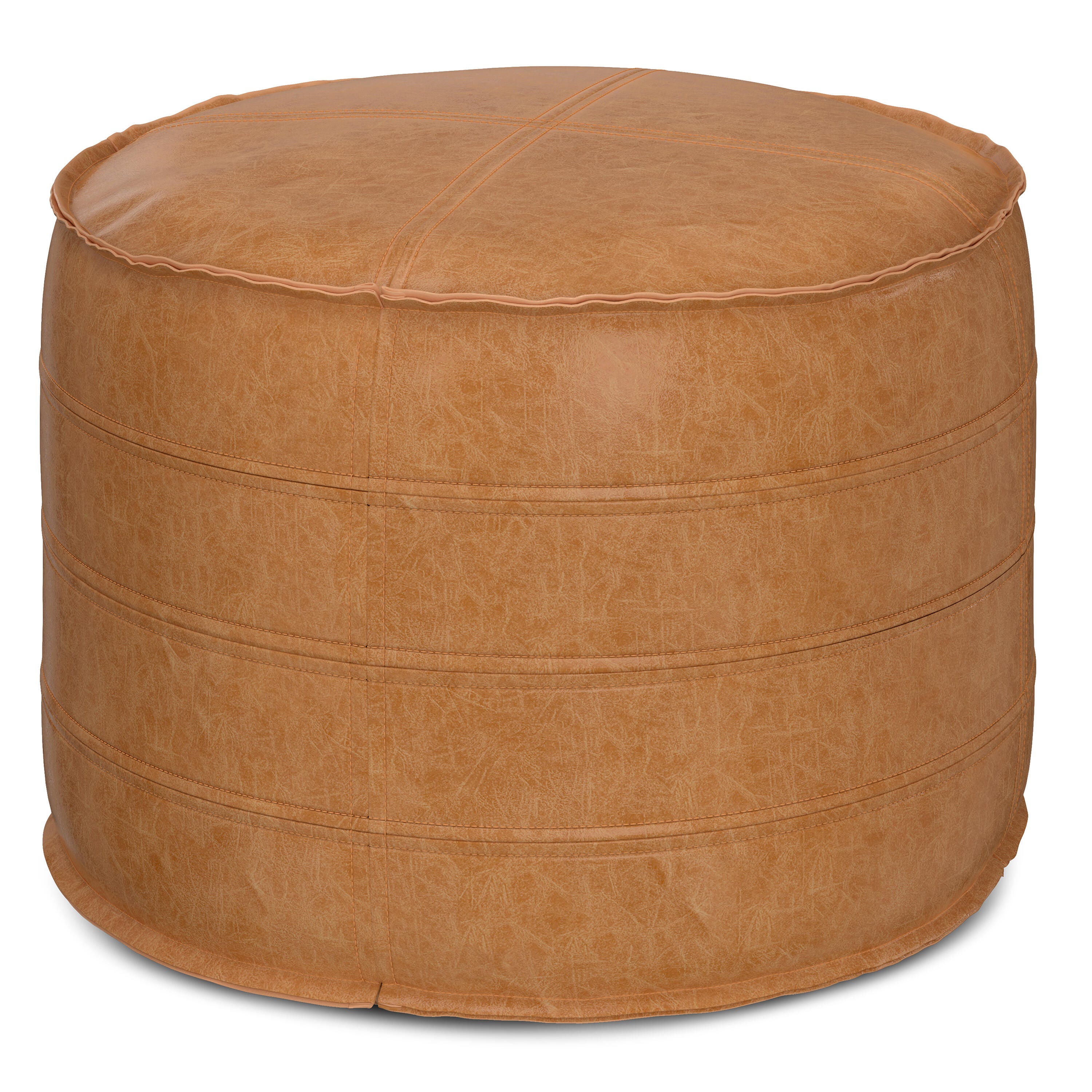Simpli Home Brody Round Pouf, , large