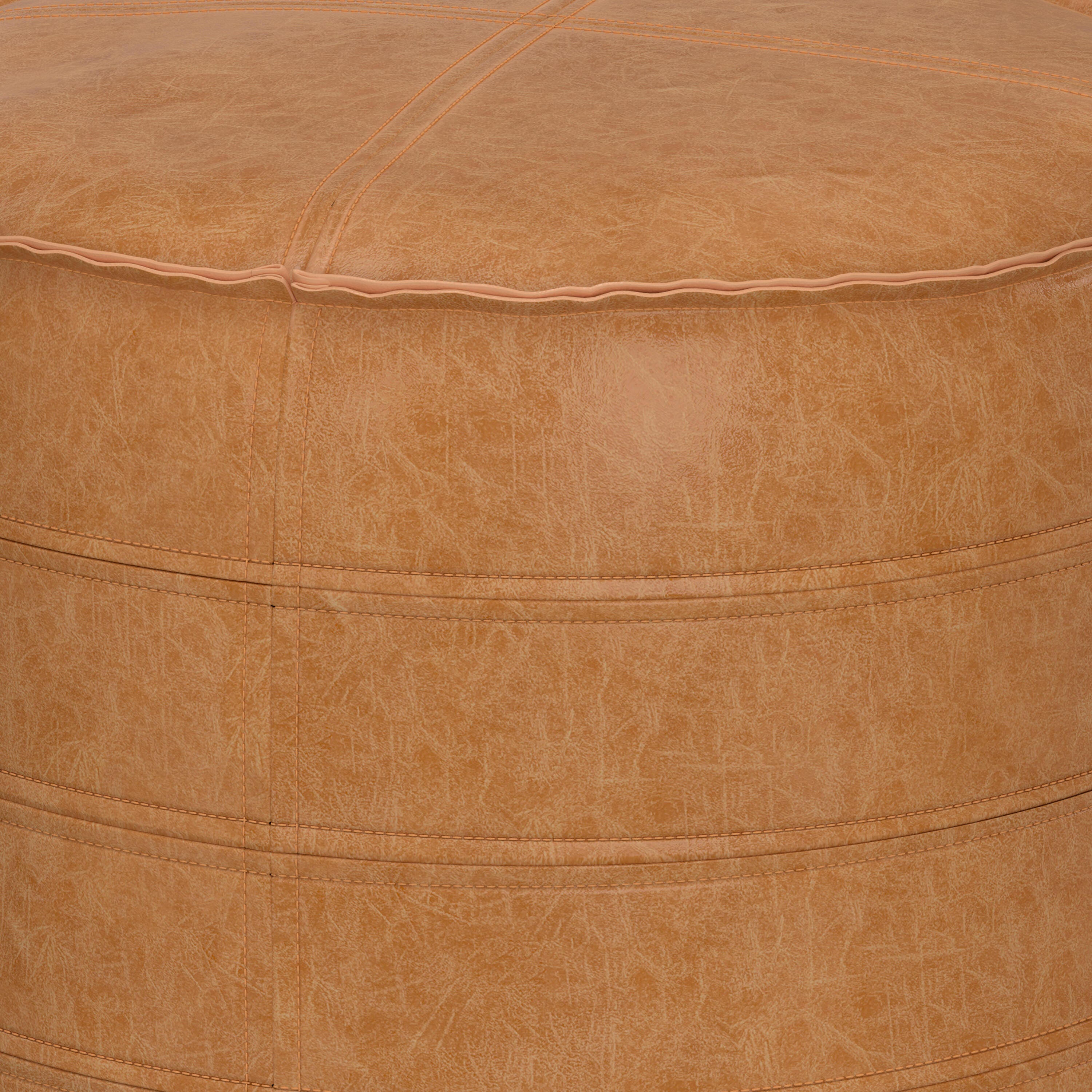 Simpli Home Brody Round Pouf, , large