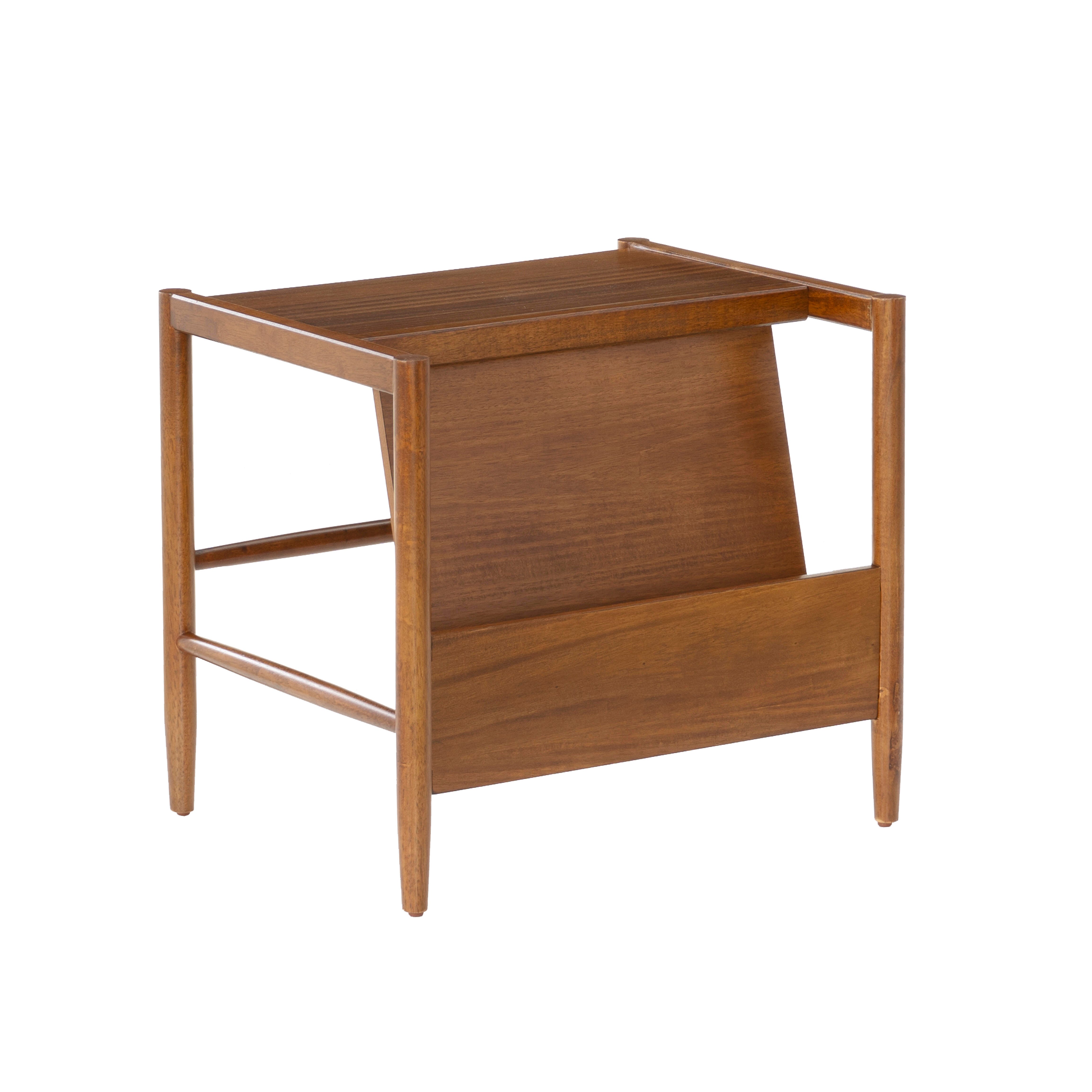 Linon Percy Accent Table with Magazine Rack, , large