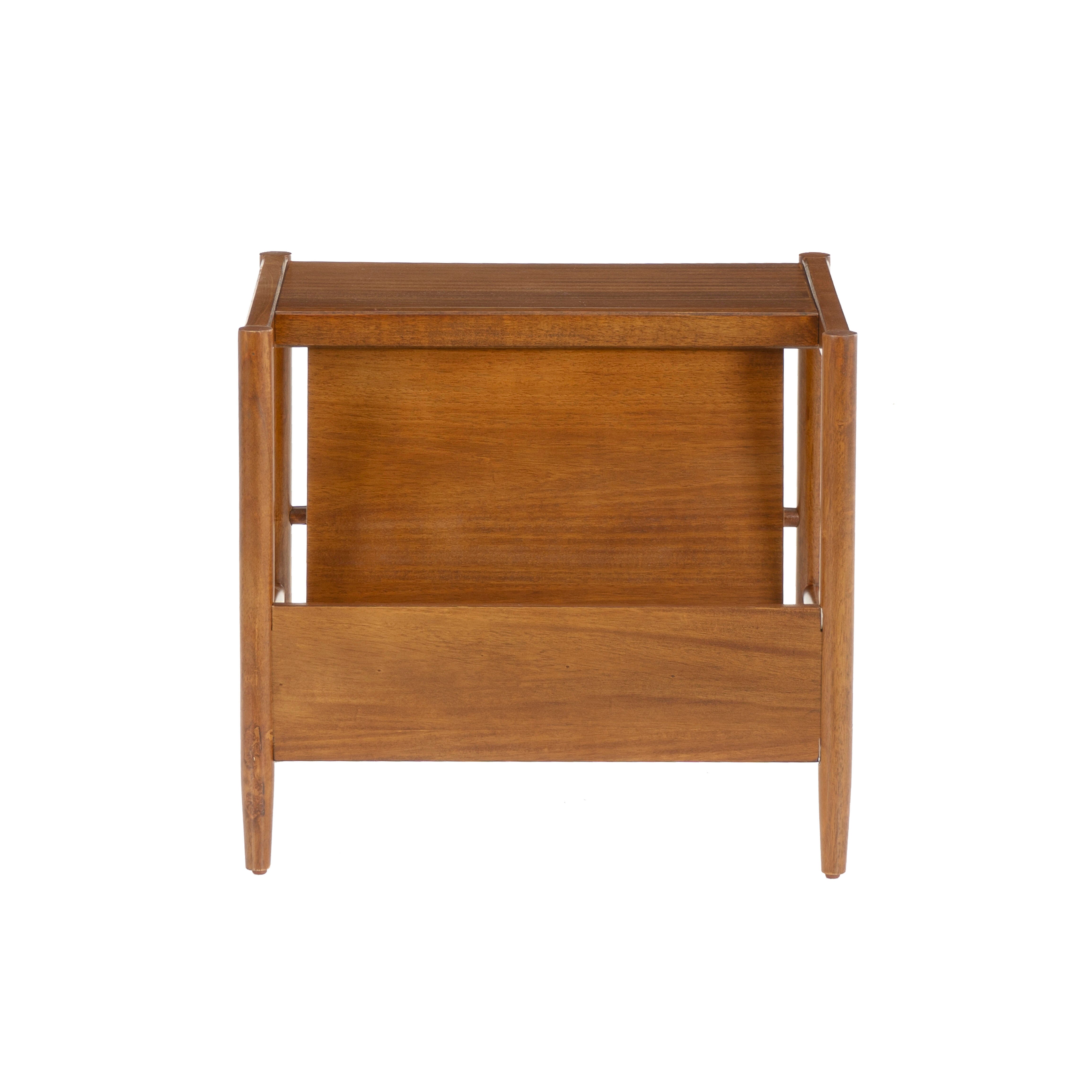 Linon Percy Accent Table with Magazine Rack, , large