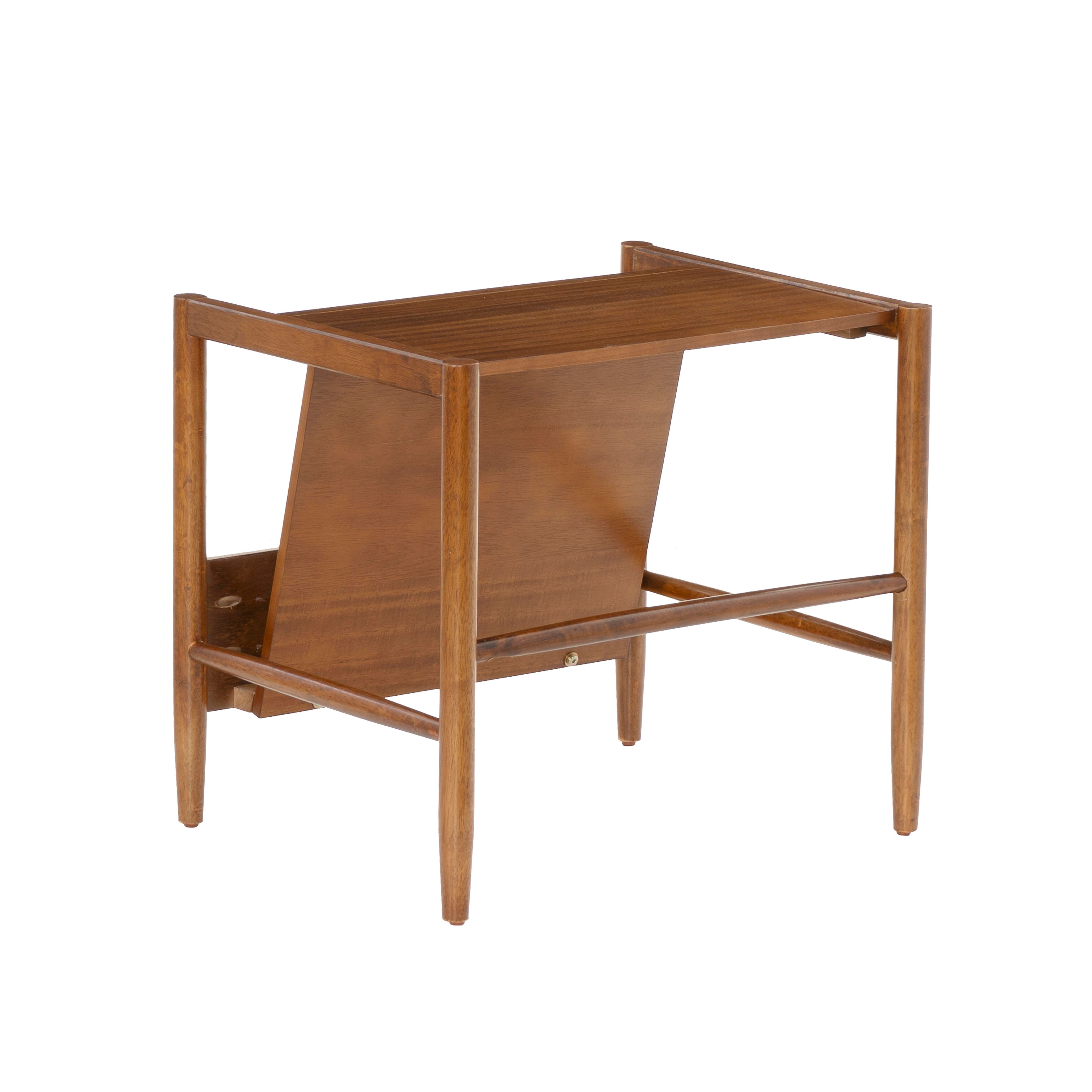 Linon Percy Accent Table with Magazine Rack, , large