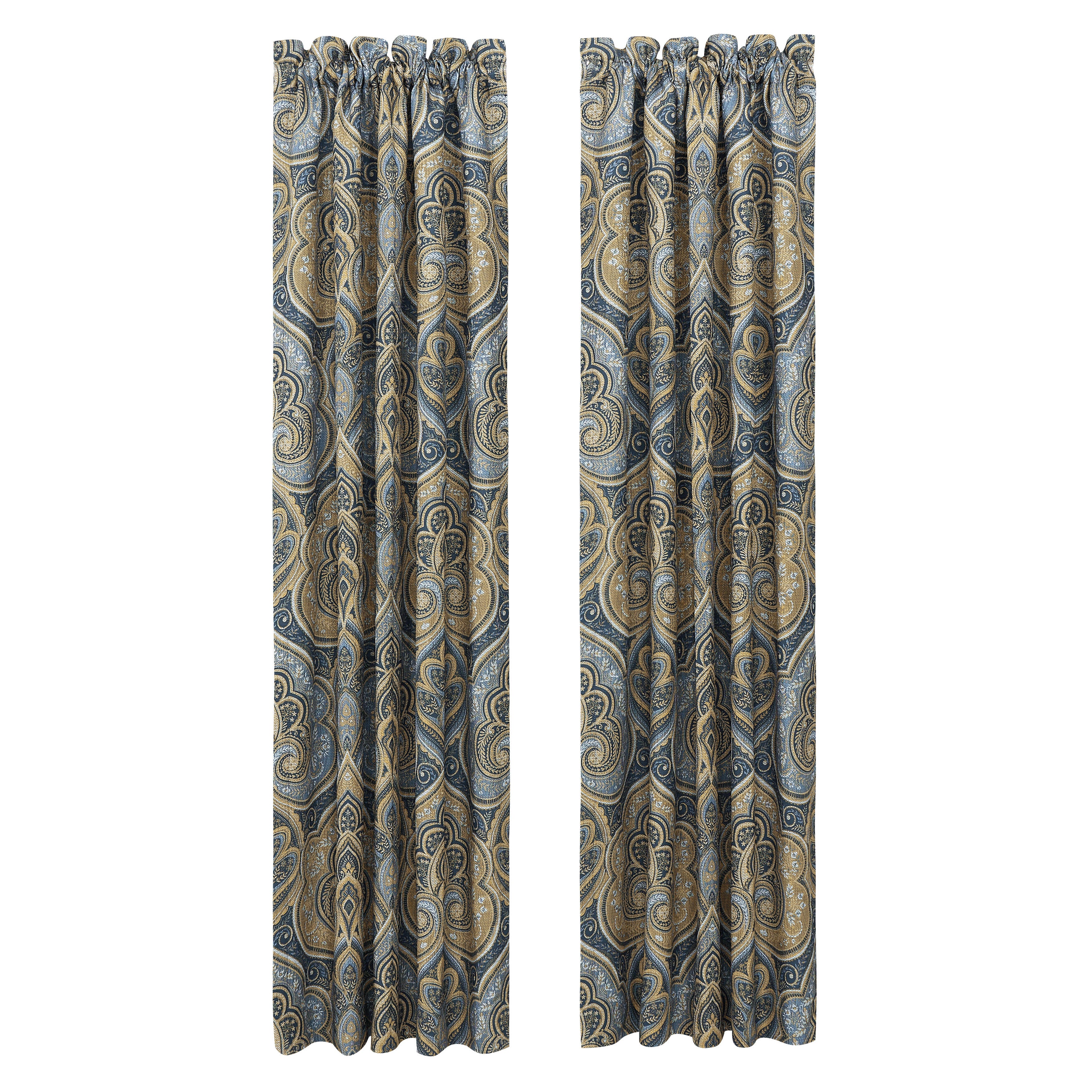 Royal Court Messina Window Panel Pair, Navy, rollover