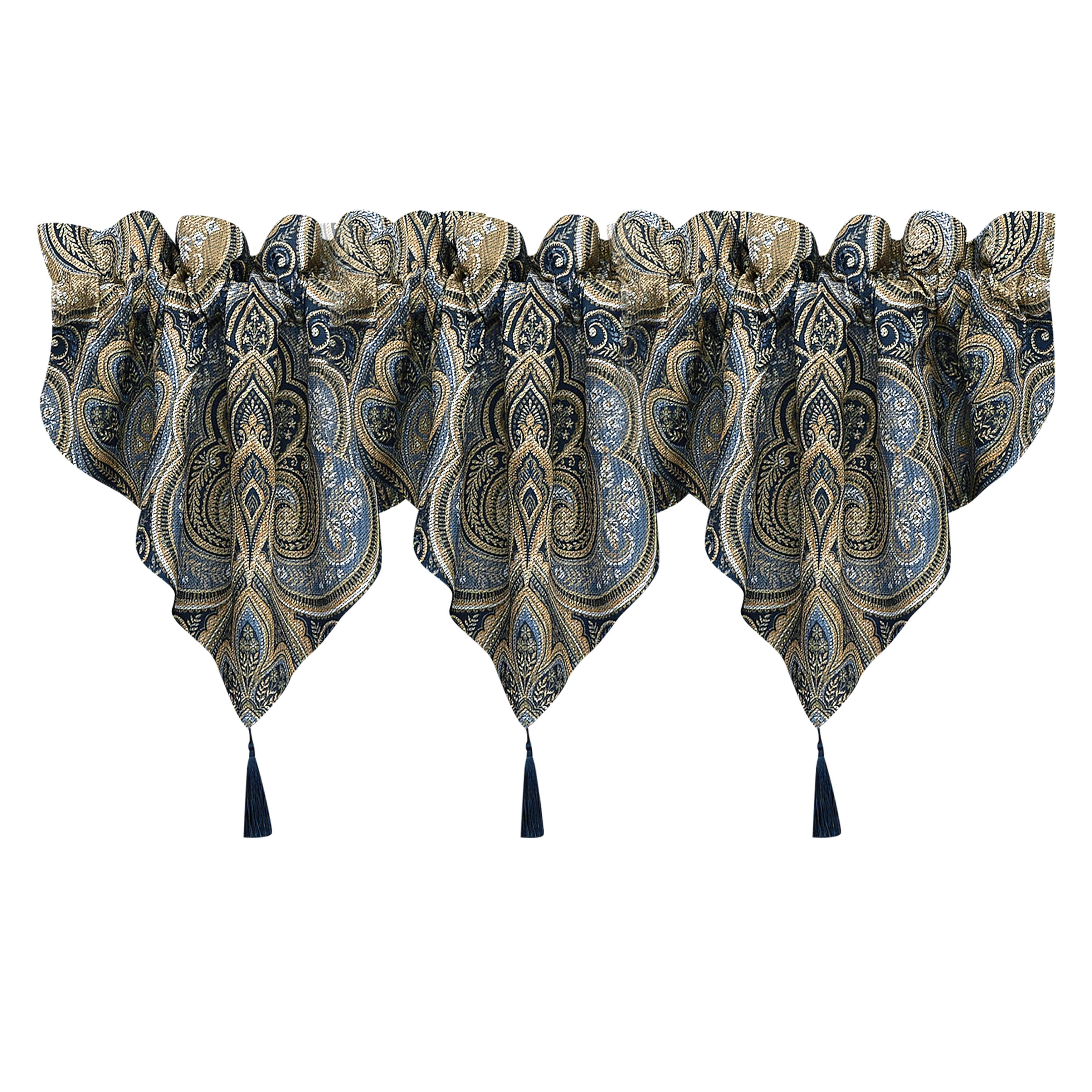 Royal Court Messina Ascot Valance, Navy, large