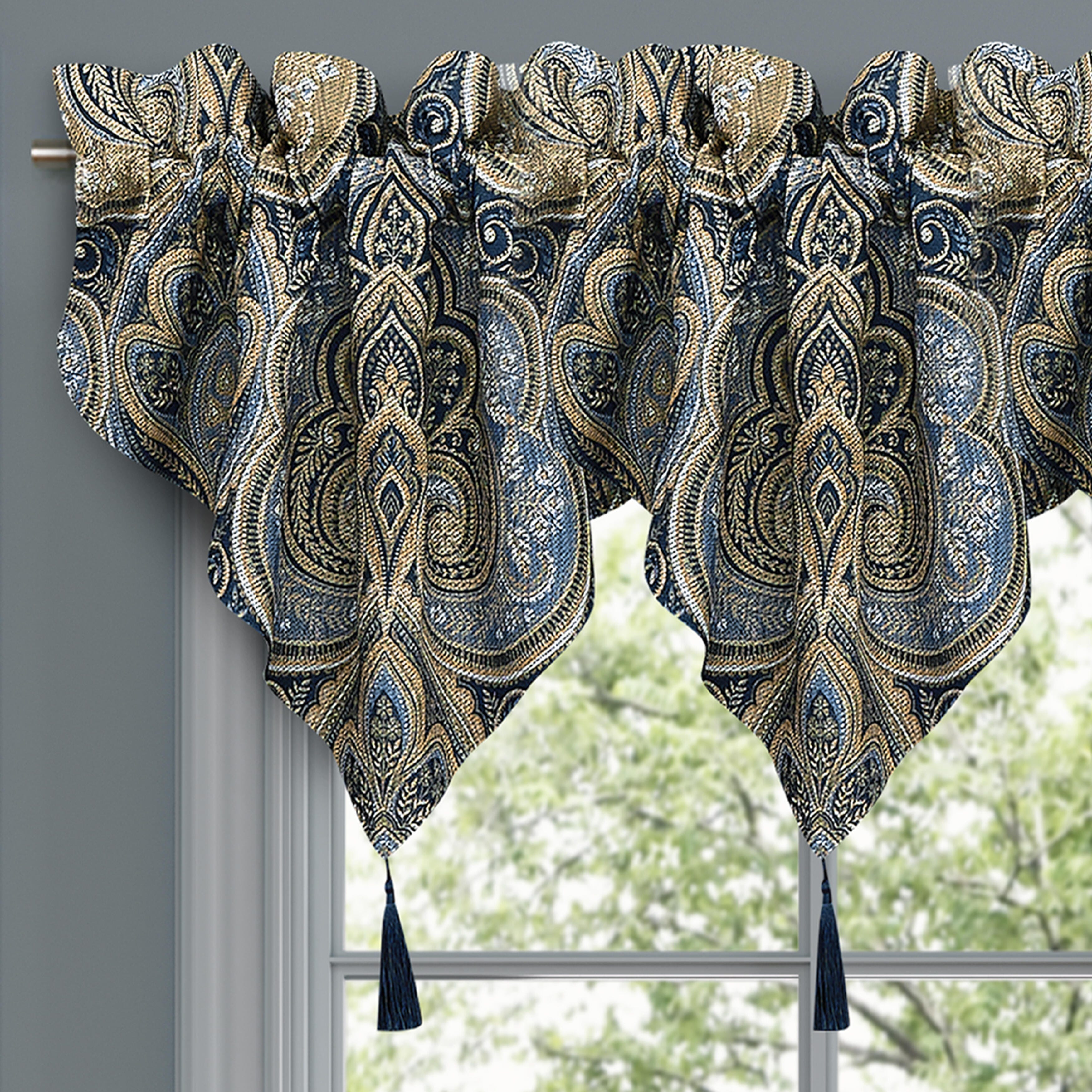 Royal Court Messina Ascot Valance, Navy, large