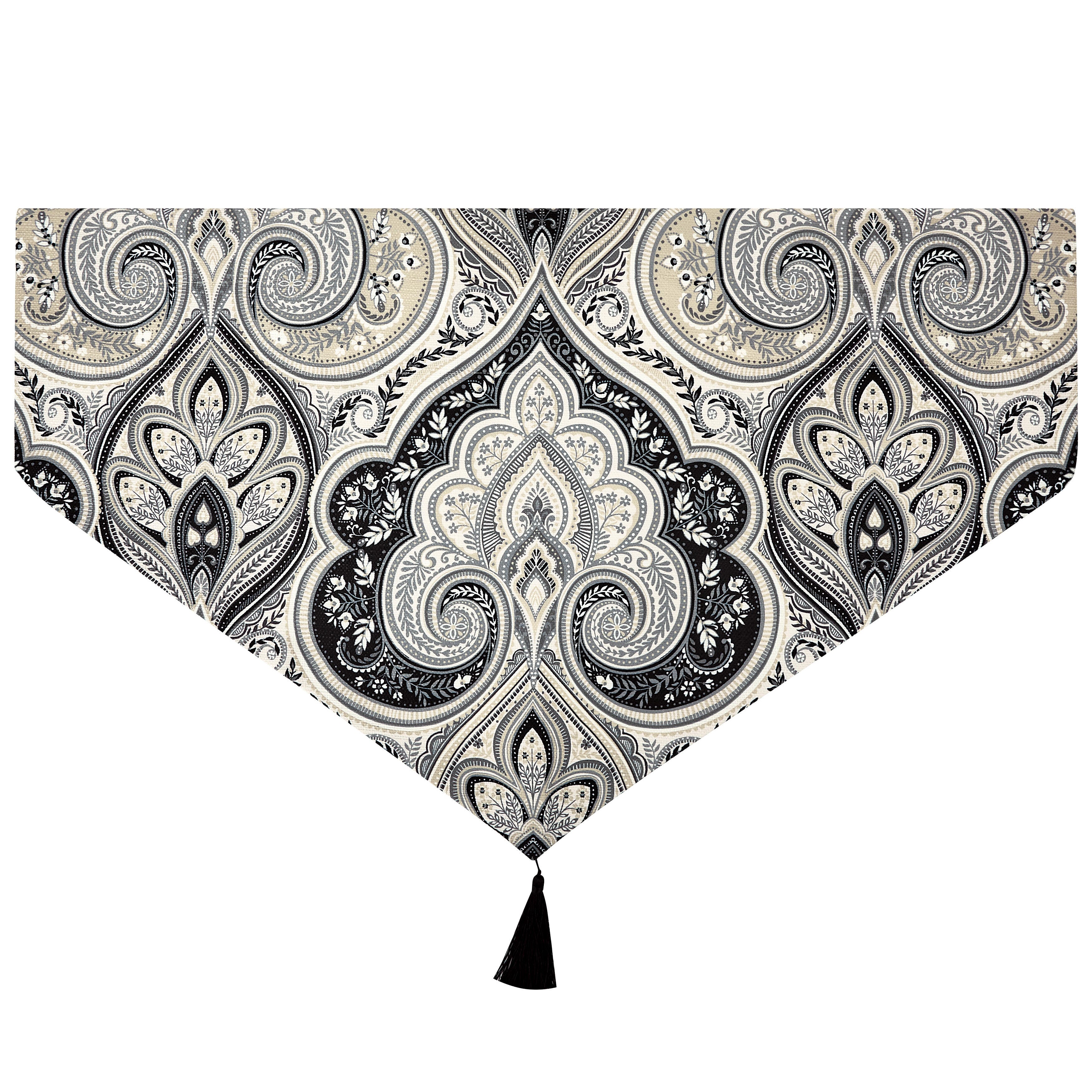 Royal Court Messina Ascot Valance, Black, large
