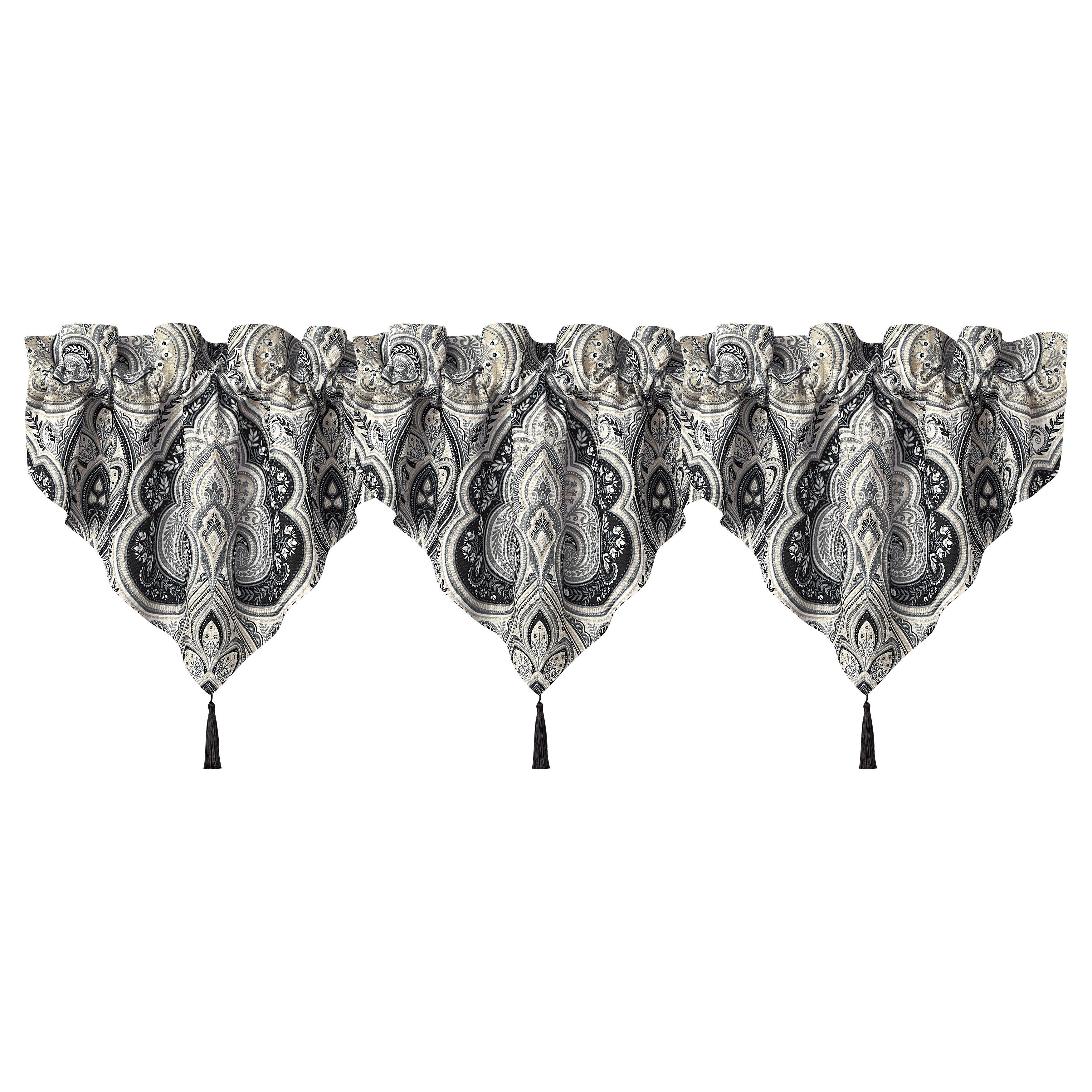 Royal Court Messina Ascot Valance, Black, large